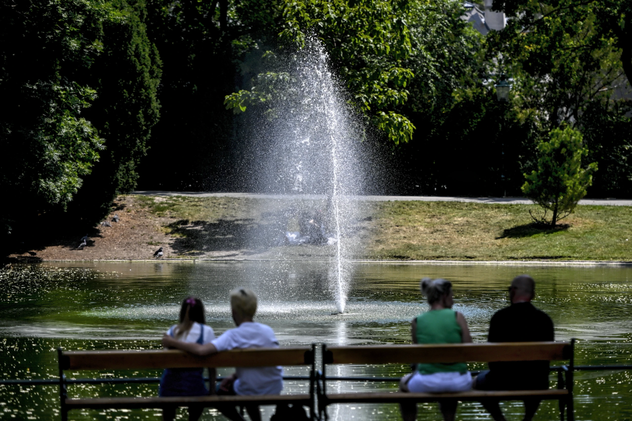 Schattige Parks lindern Hitze in den Städten