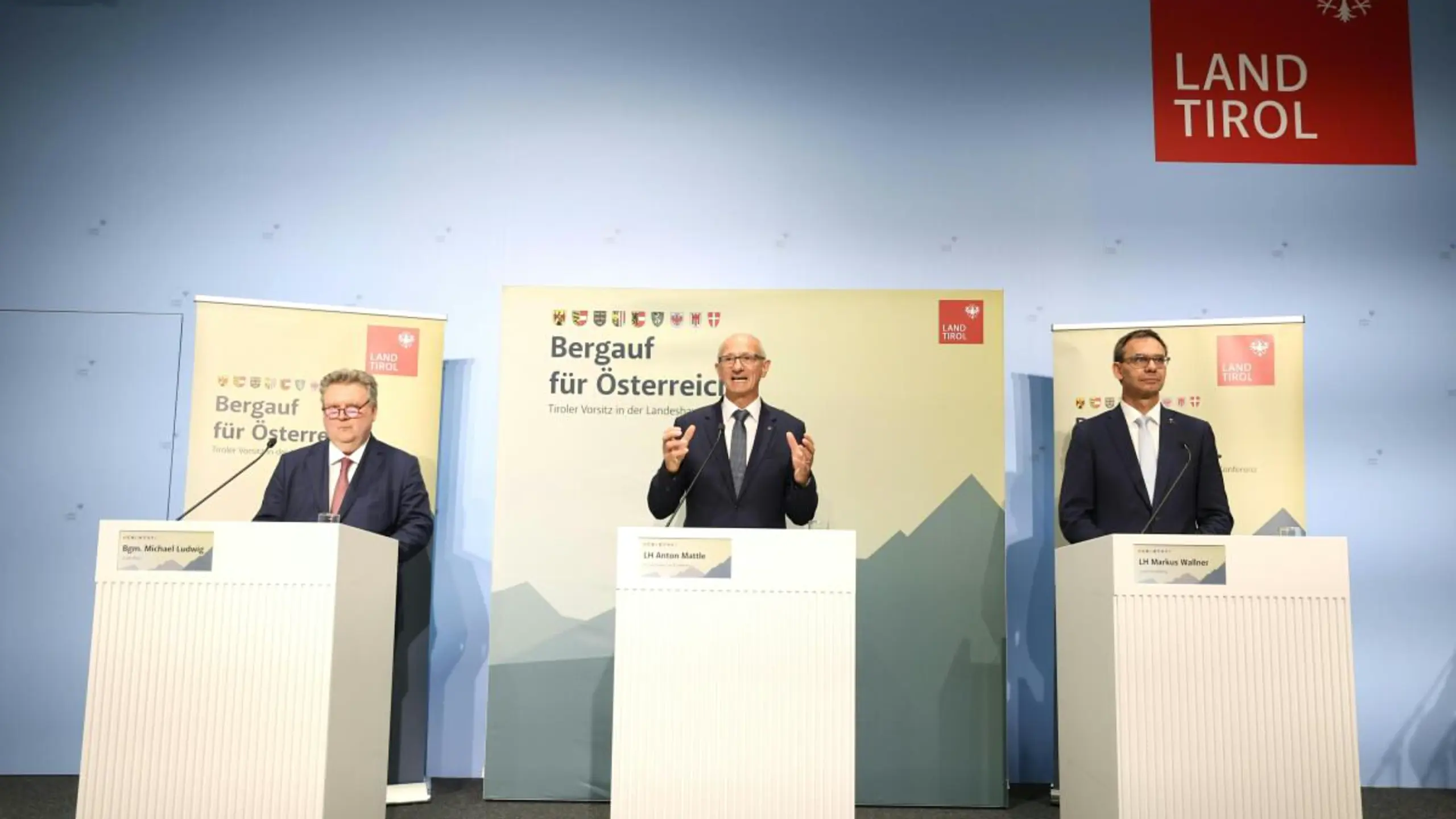 Ludwig , Mattle und Wallner präsentierten die Ergebnisse