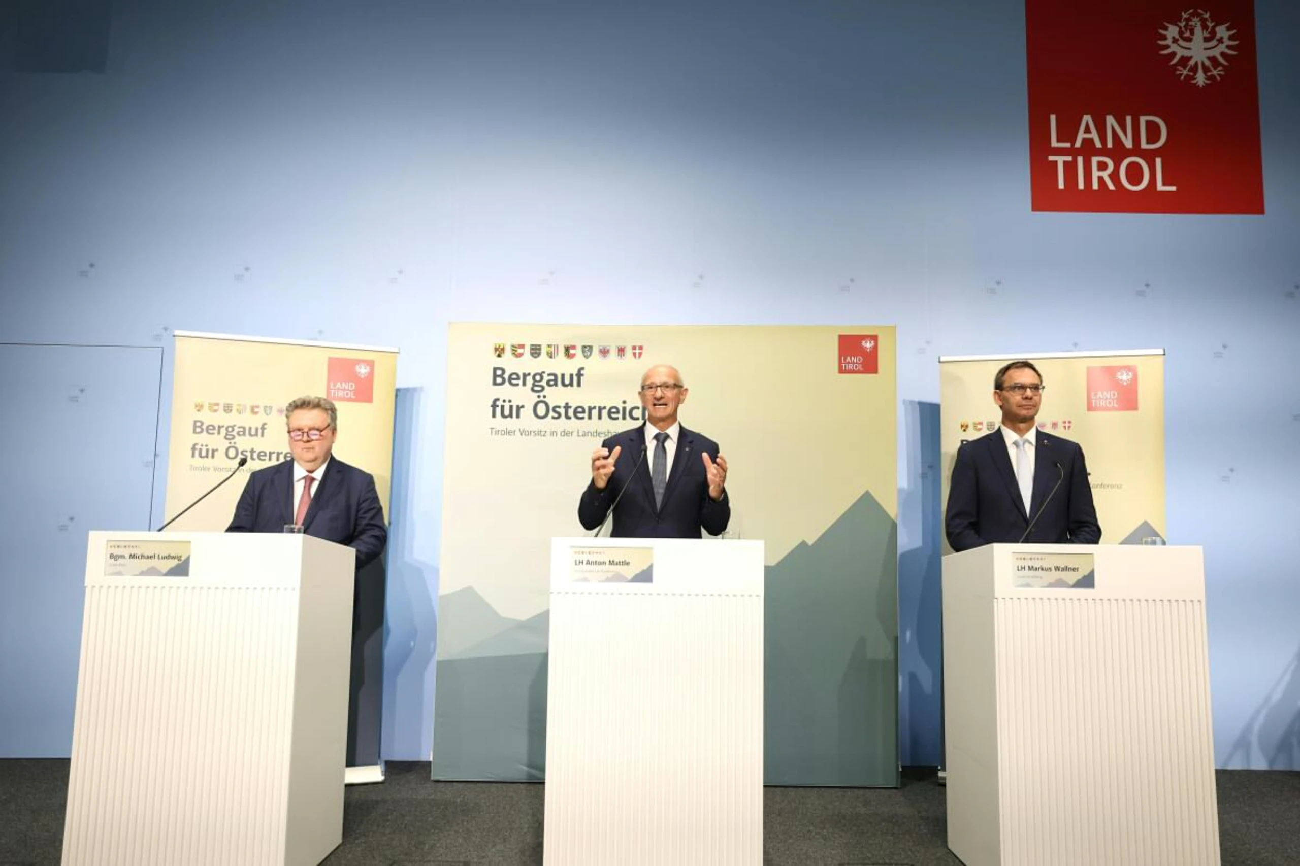 Ludwig , Mattle und Wallner präsentierten die Ergebnisse
