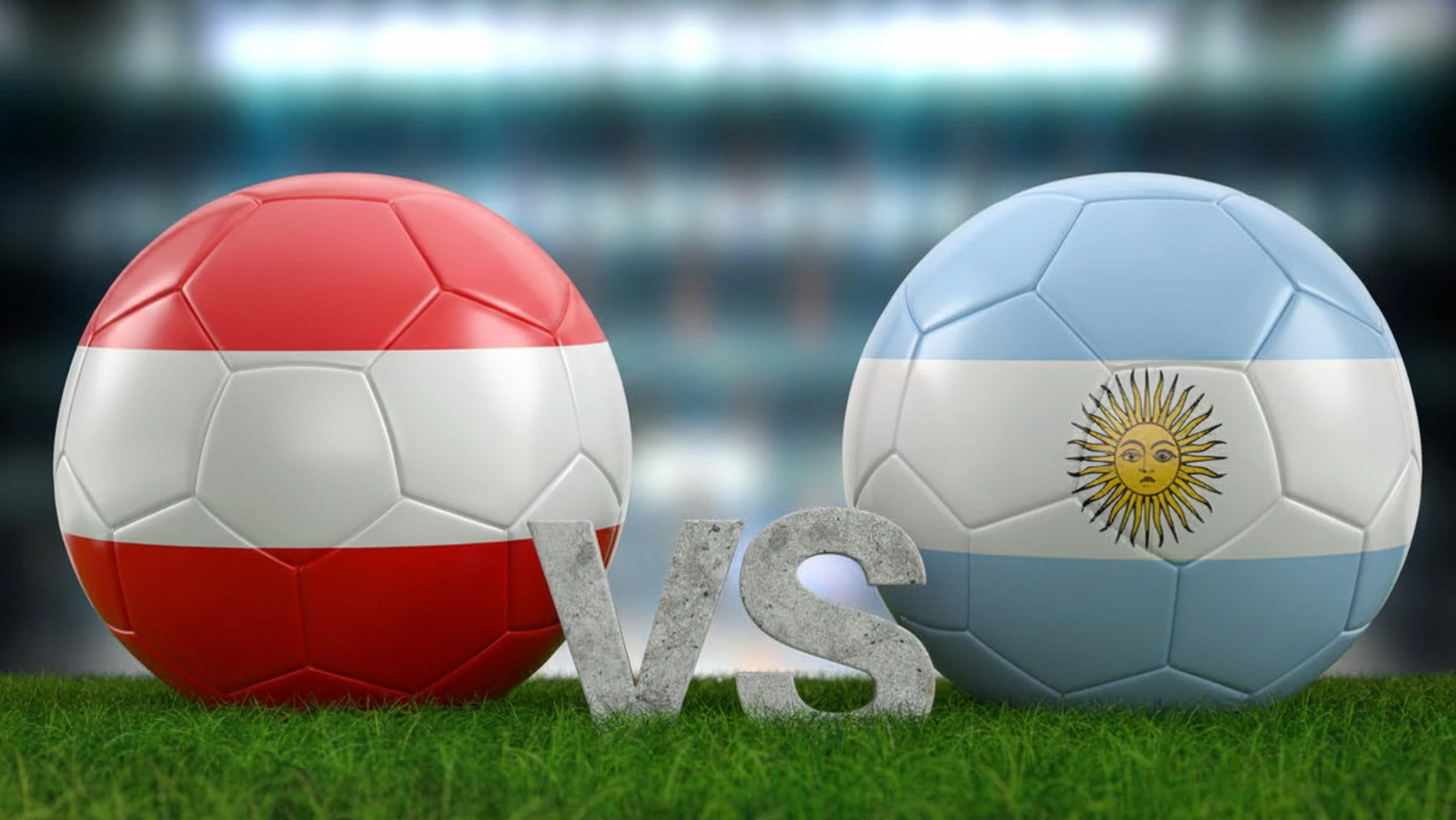 Symbolbild Österreich gegen Argentinien