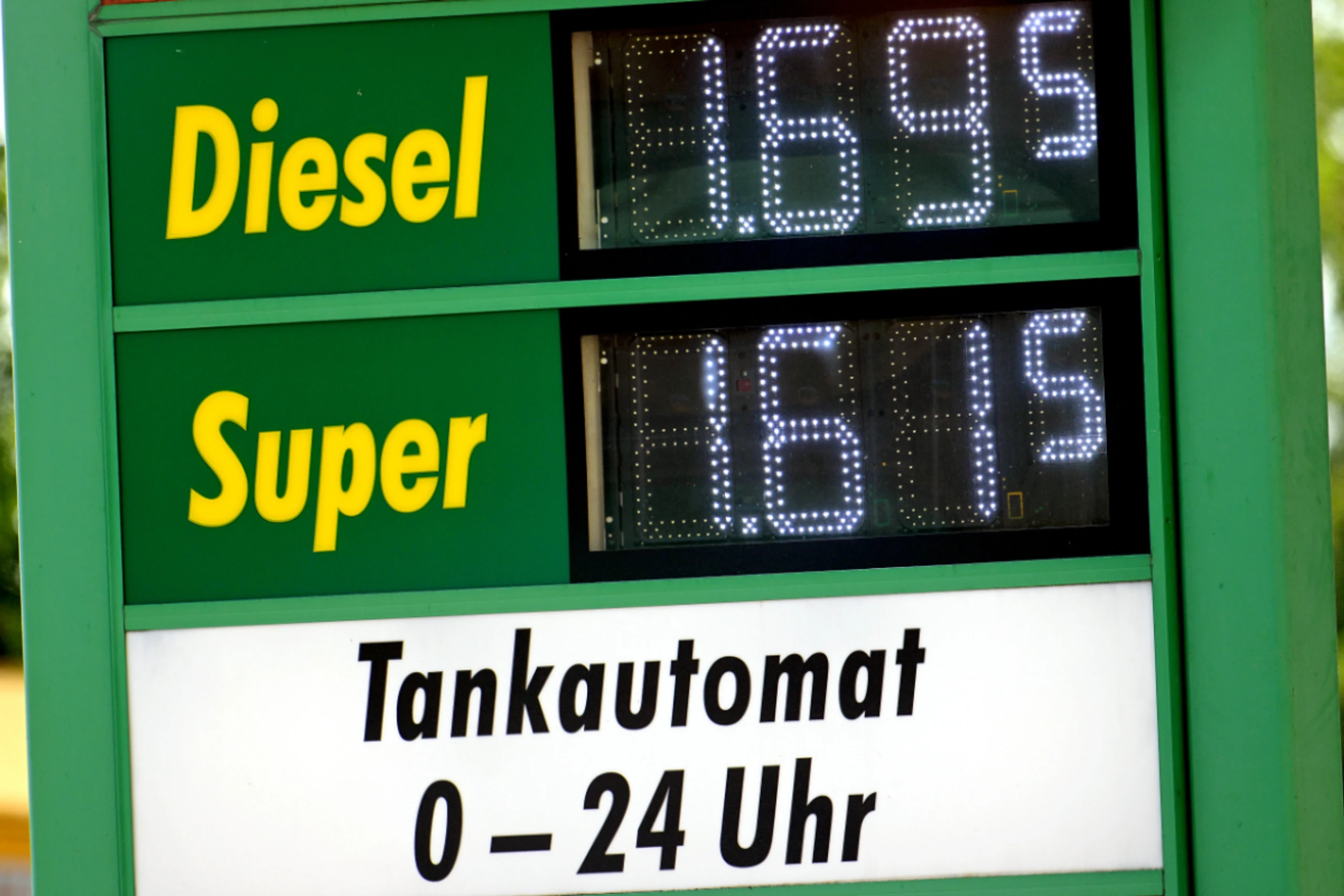 Spritpreise am Montag in Wien