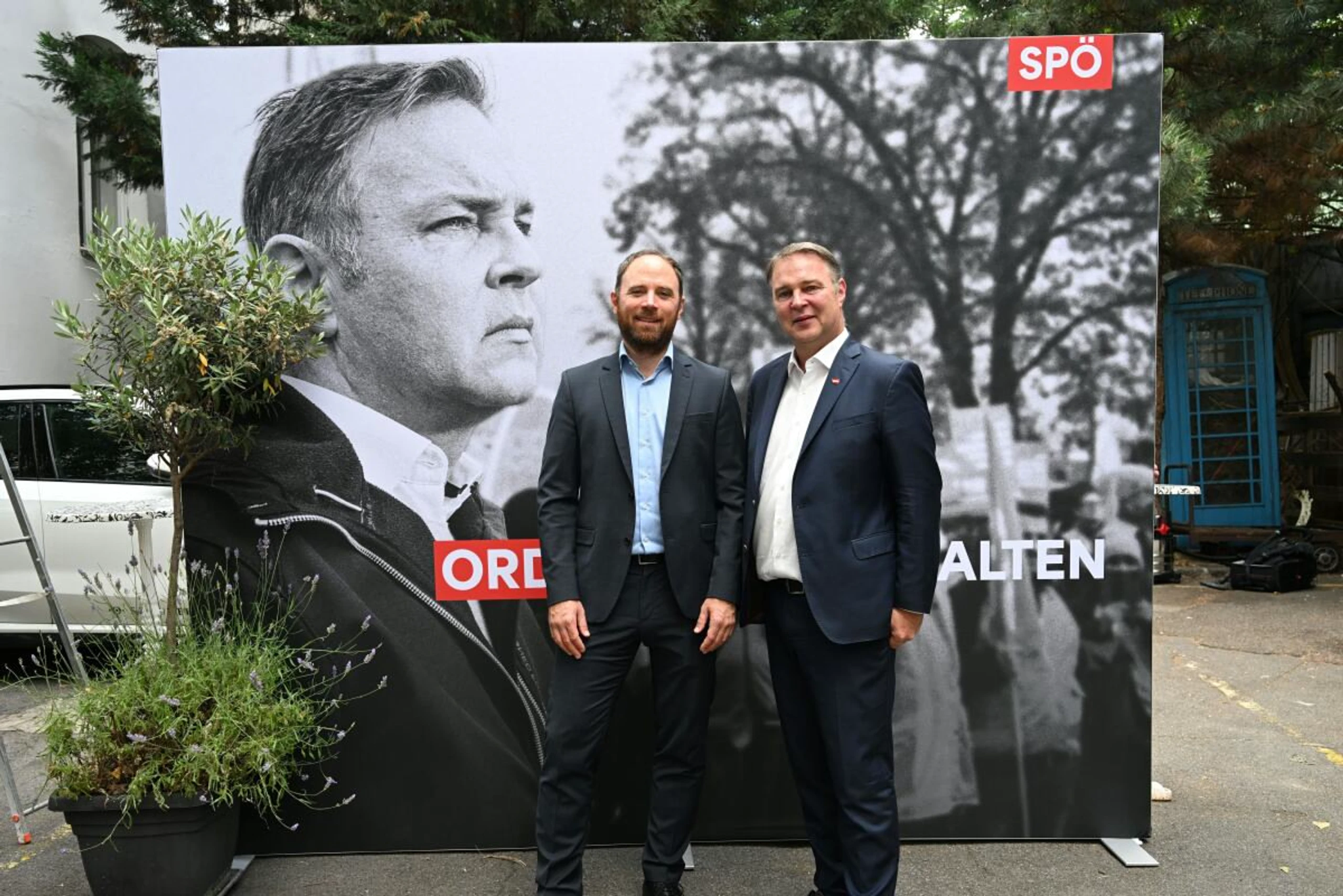 Parteichef Babler und Bundesgeschäftsführer Seltenheim