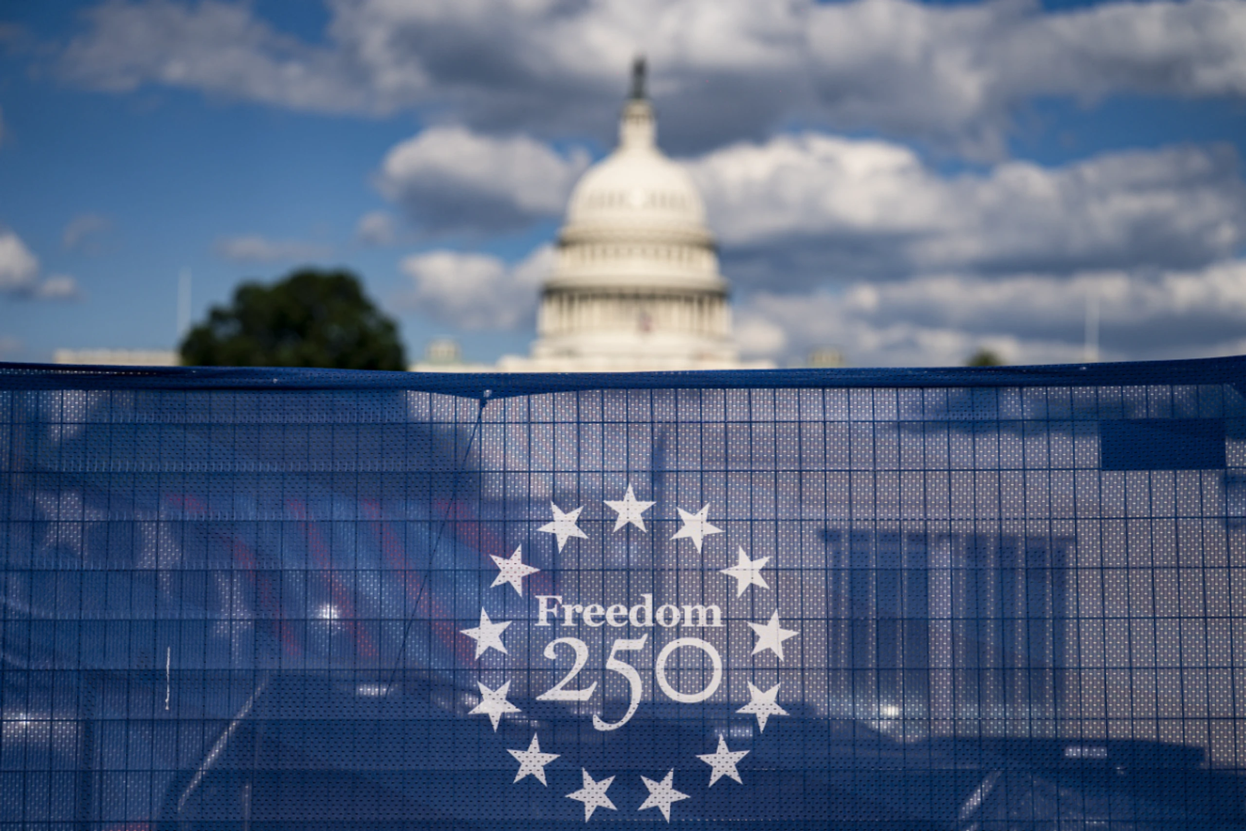 Die Jubiläumsfeiern laufen unter dem Motto "Freedom 250"