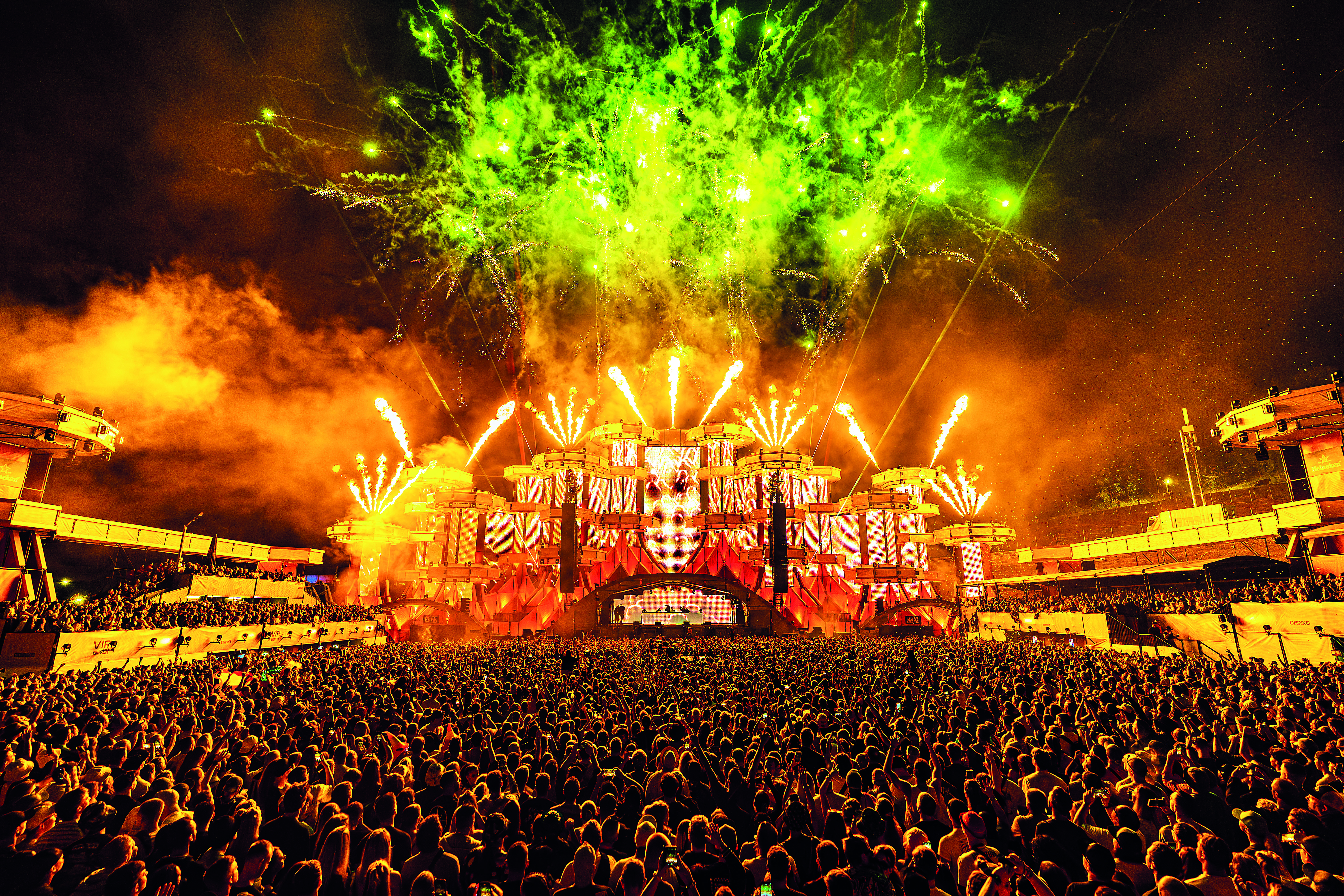 Die Eröffnung des Electric Love Festivals im Sommer 2025.
