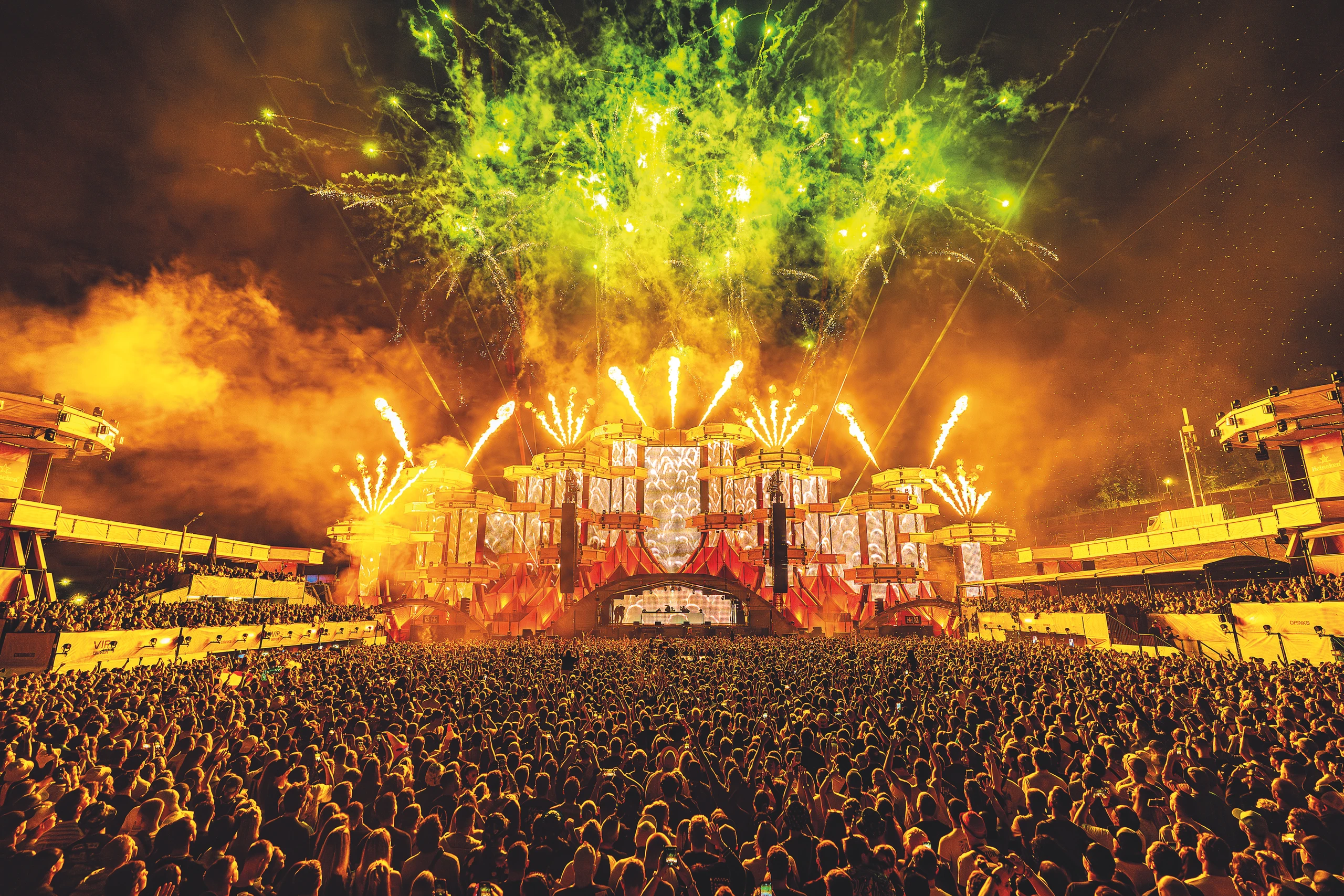 Die Eröffnung des Electric Love Festivals im Sommer 2025.