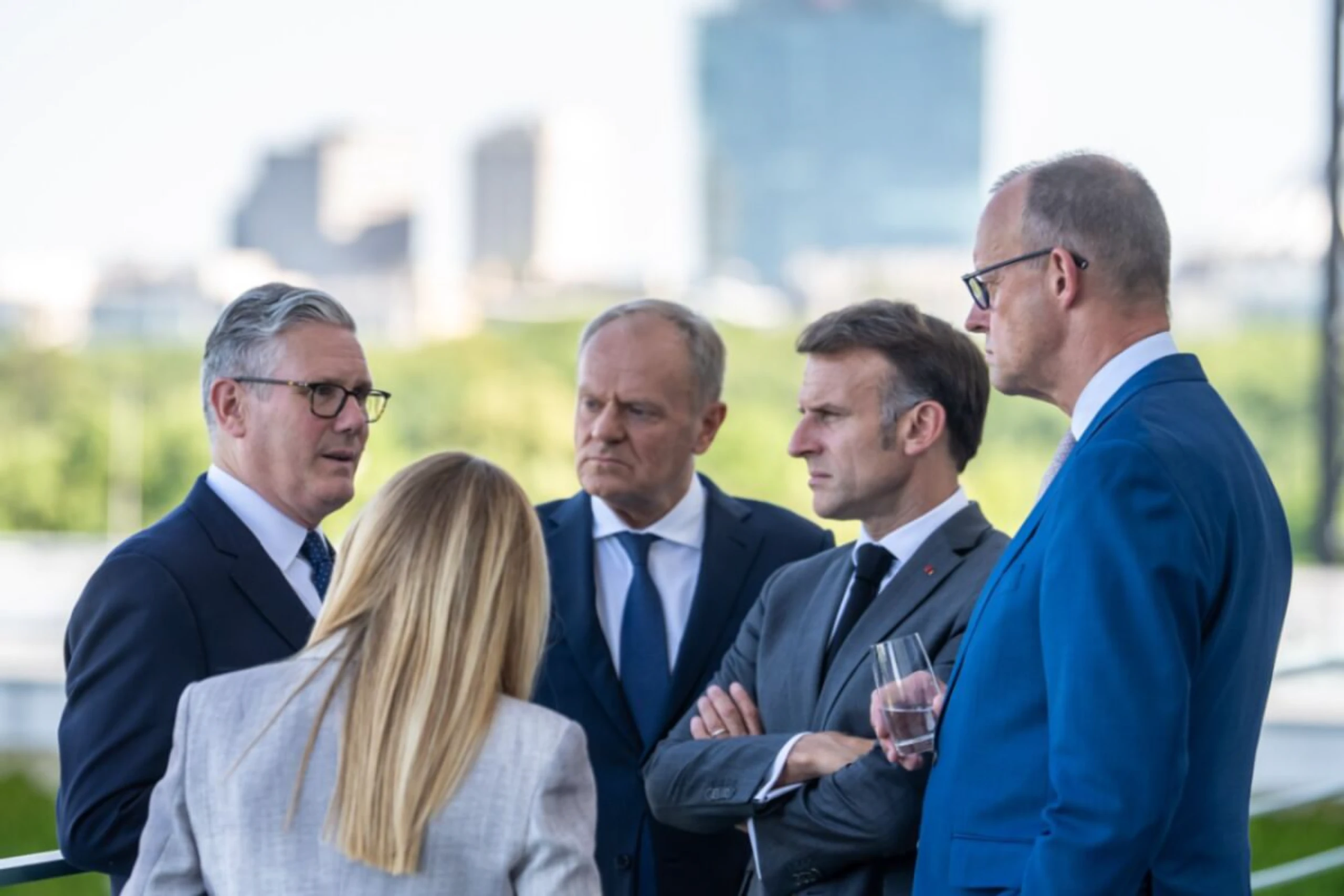 Fünf europäische Regierungschefs bei Treffen in Berlin