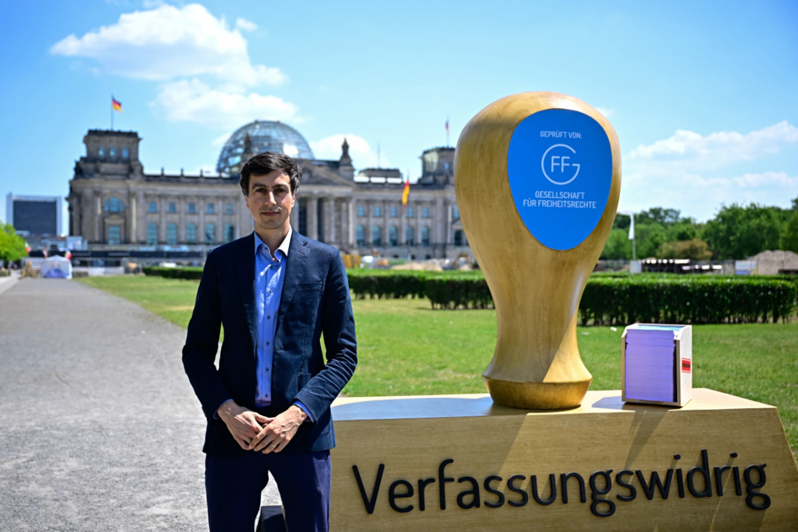 Bijan Moini von der Gesellschaft für Freiheitsrechte