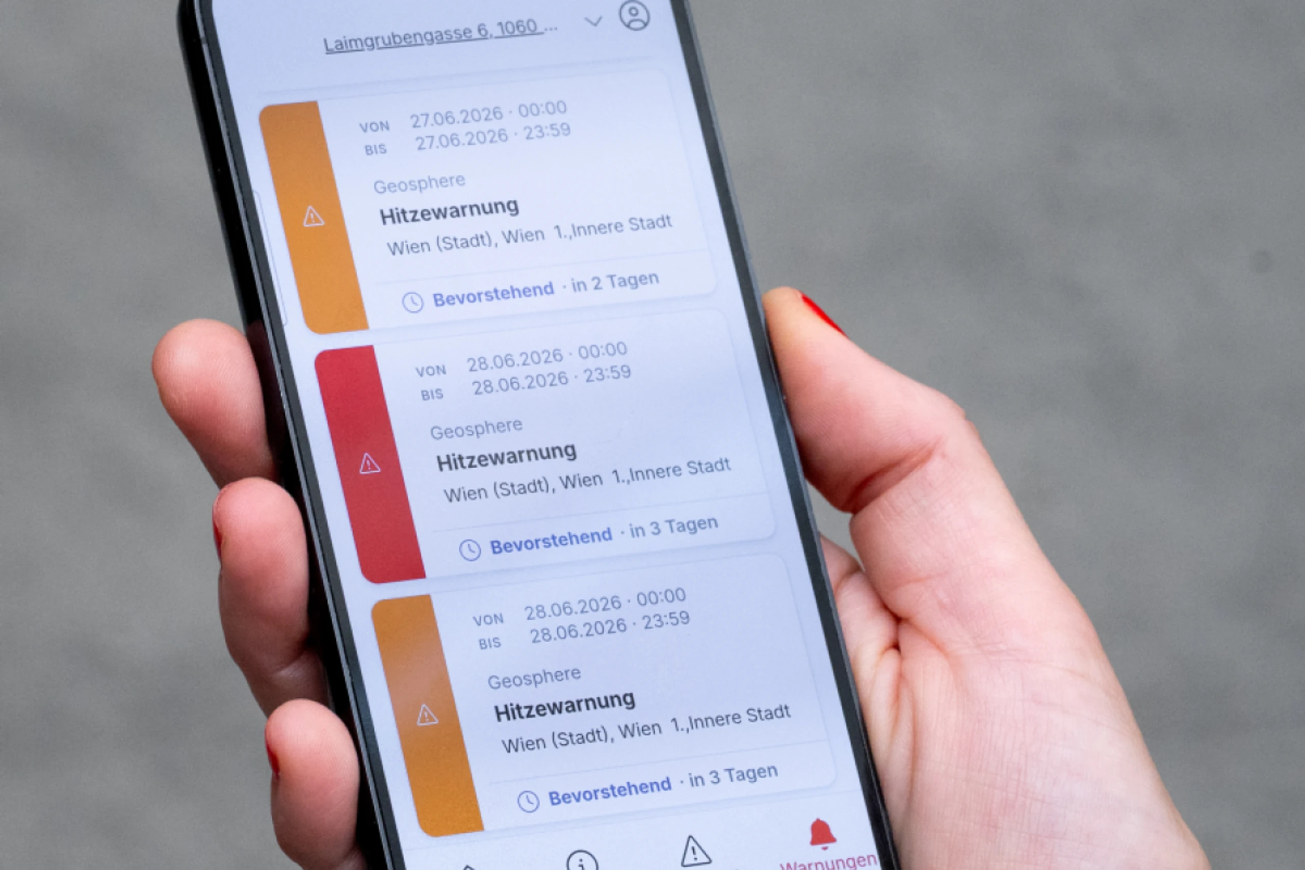 Hitzewarnung für das Wochenende