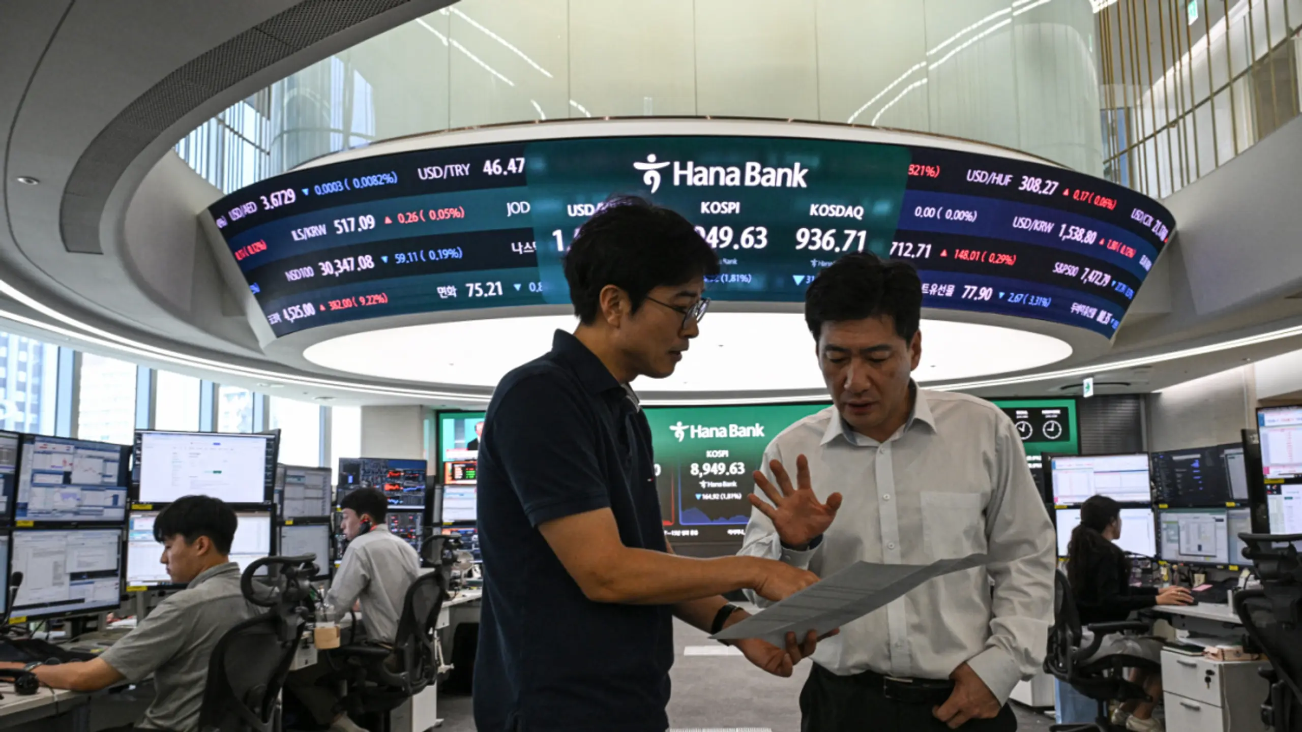Südkorea und Japan sehr schwach