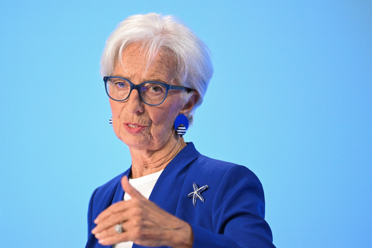 Lagarde hielt Eröffnungsrede bei EZB-Forum