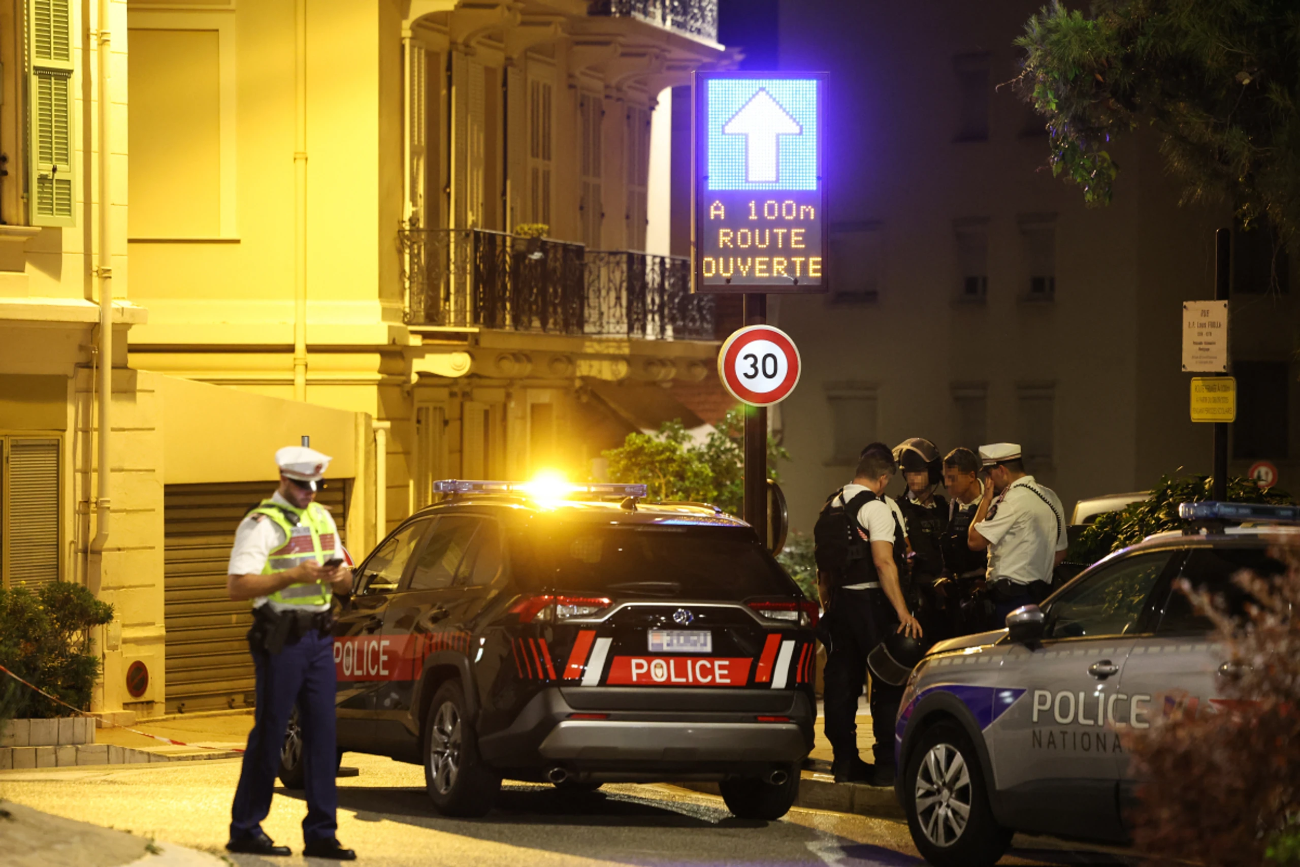 Großeinsatz für die Exekutive nach der starken Explosion in Monaco