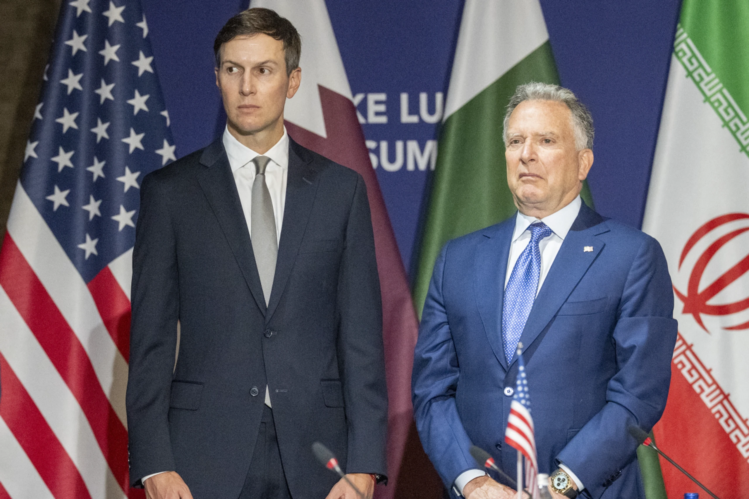 Jared Kushner (li) und Steve Witkoff