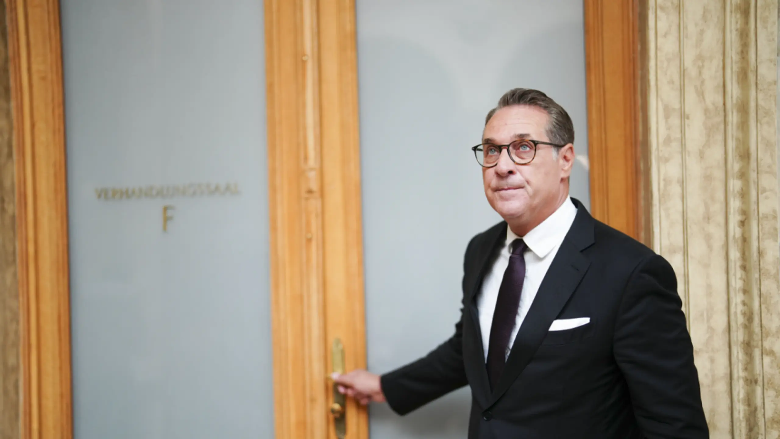© APA/APA/EVA MANHART/EVA MANHART Strache rechnete mit den früheren Wiener FPÖ-Granden ab