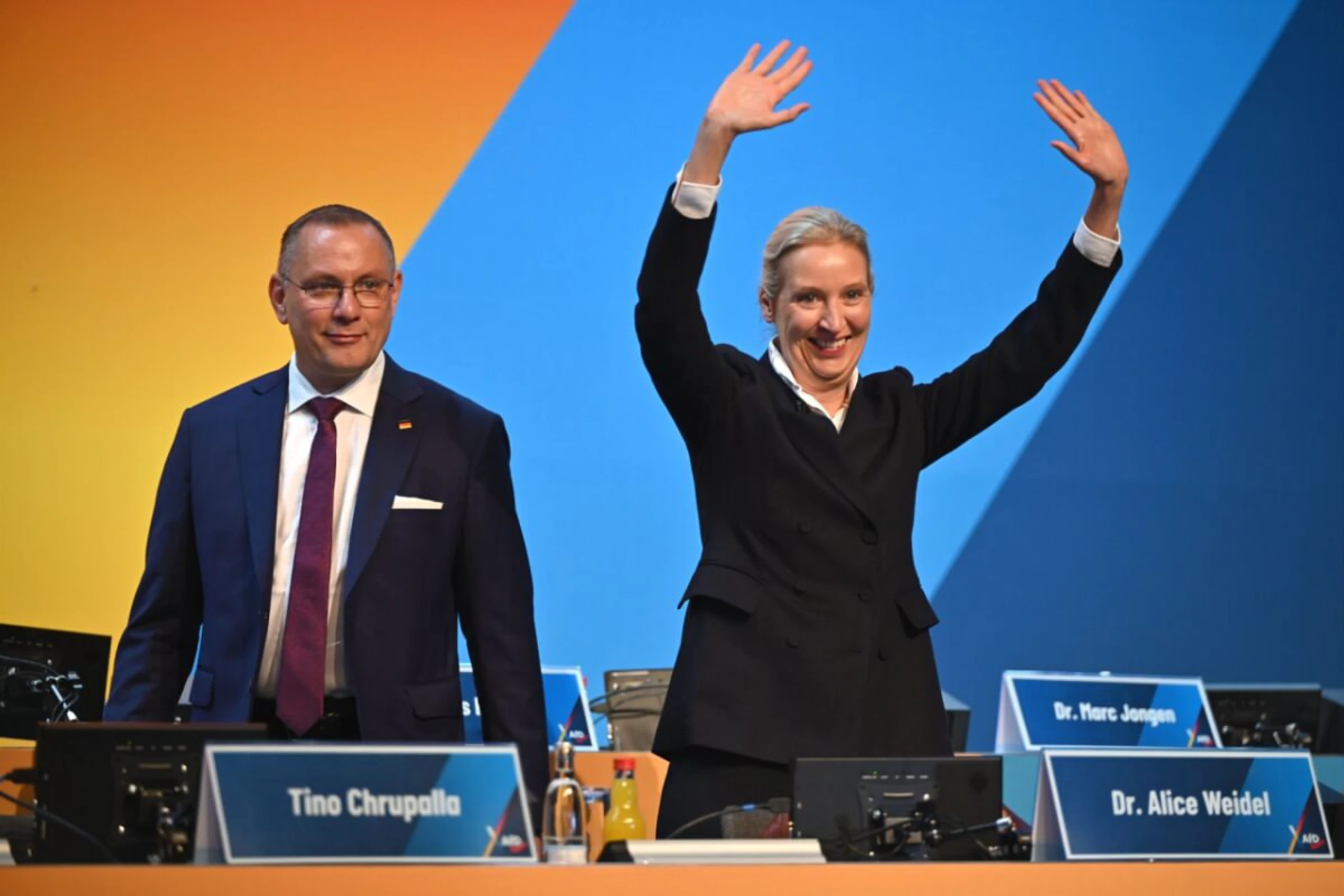 AfD-Parteispitze: Tino Chrupalla und Alice Weidel