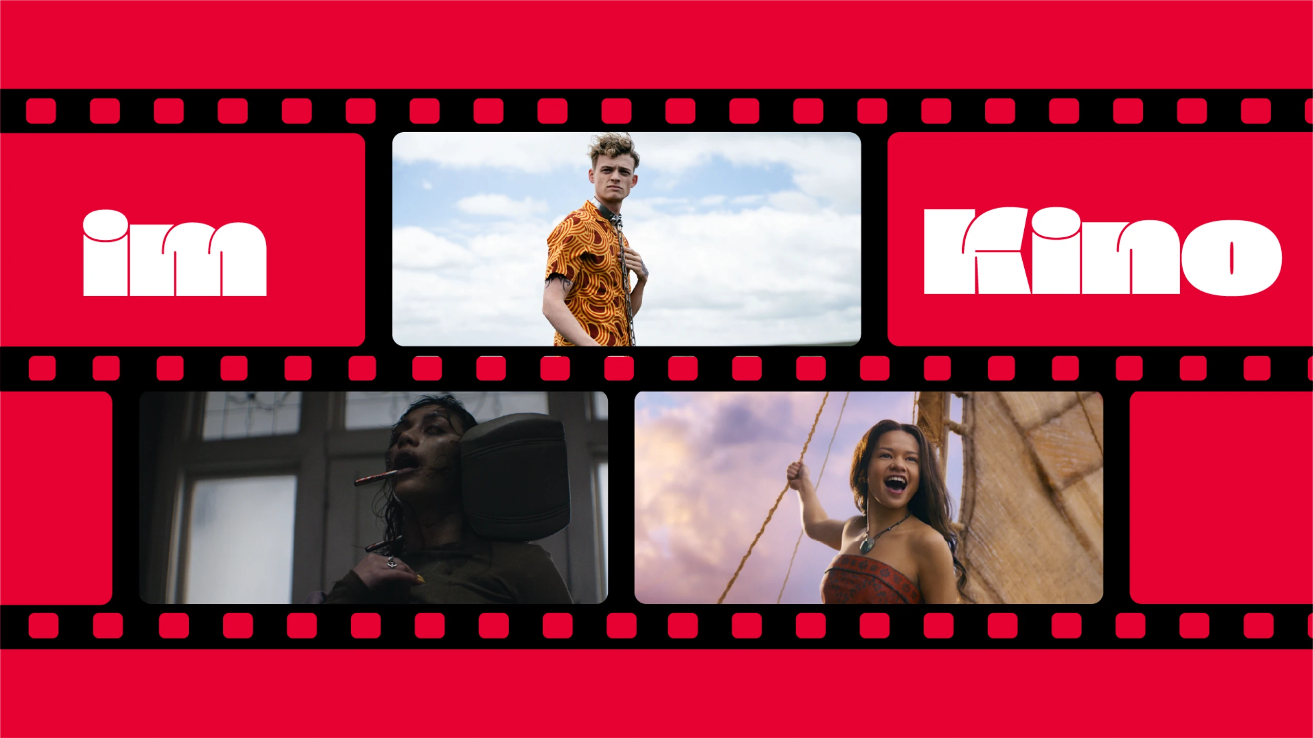 Wir sehen das Logo der fünften Folge des TV-MEDIA im Kino Podcasts