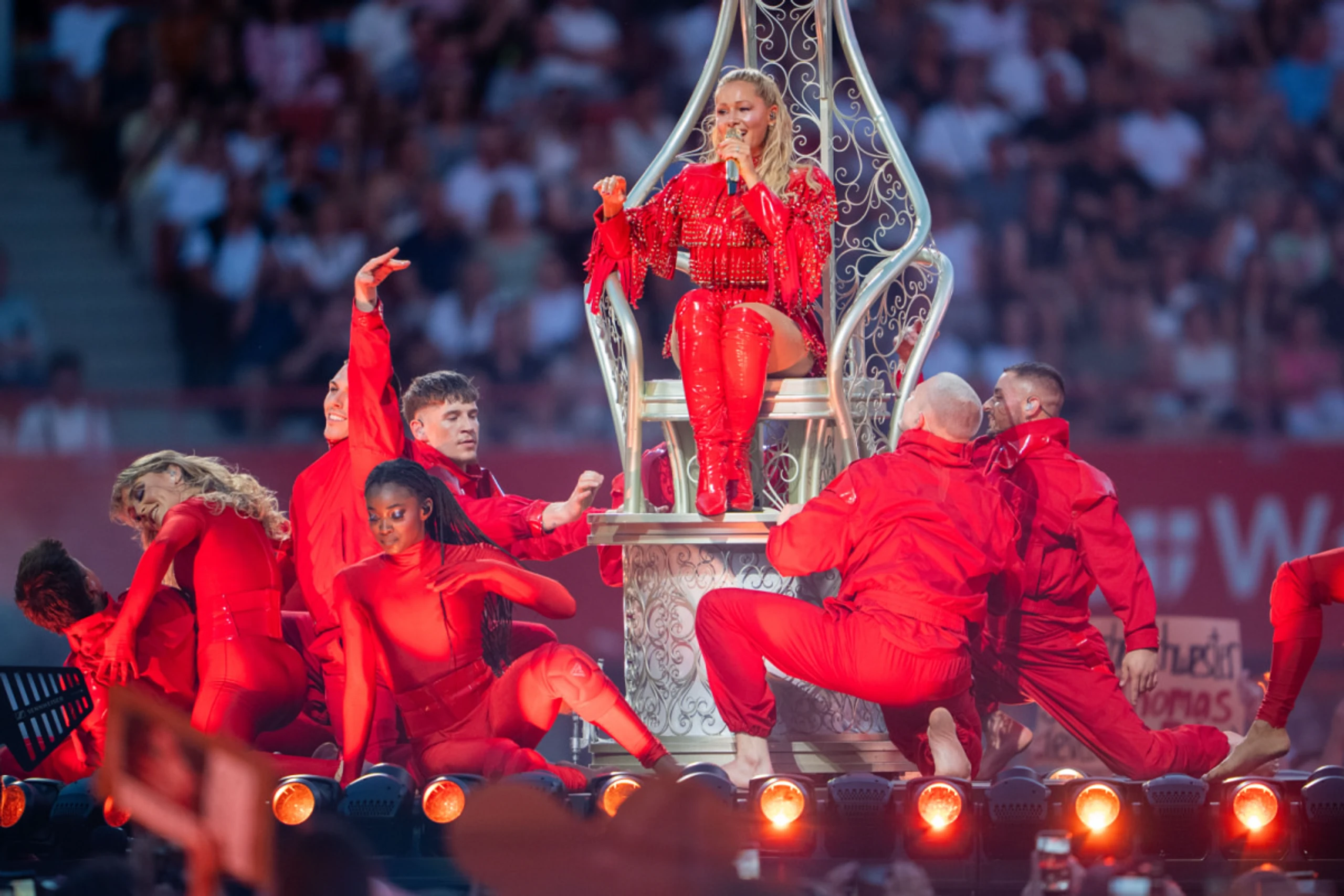 Die Schlagerpop-Queen hielt Audienz im Happel-Stadion