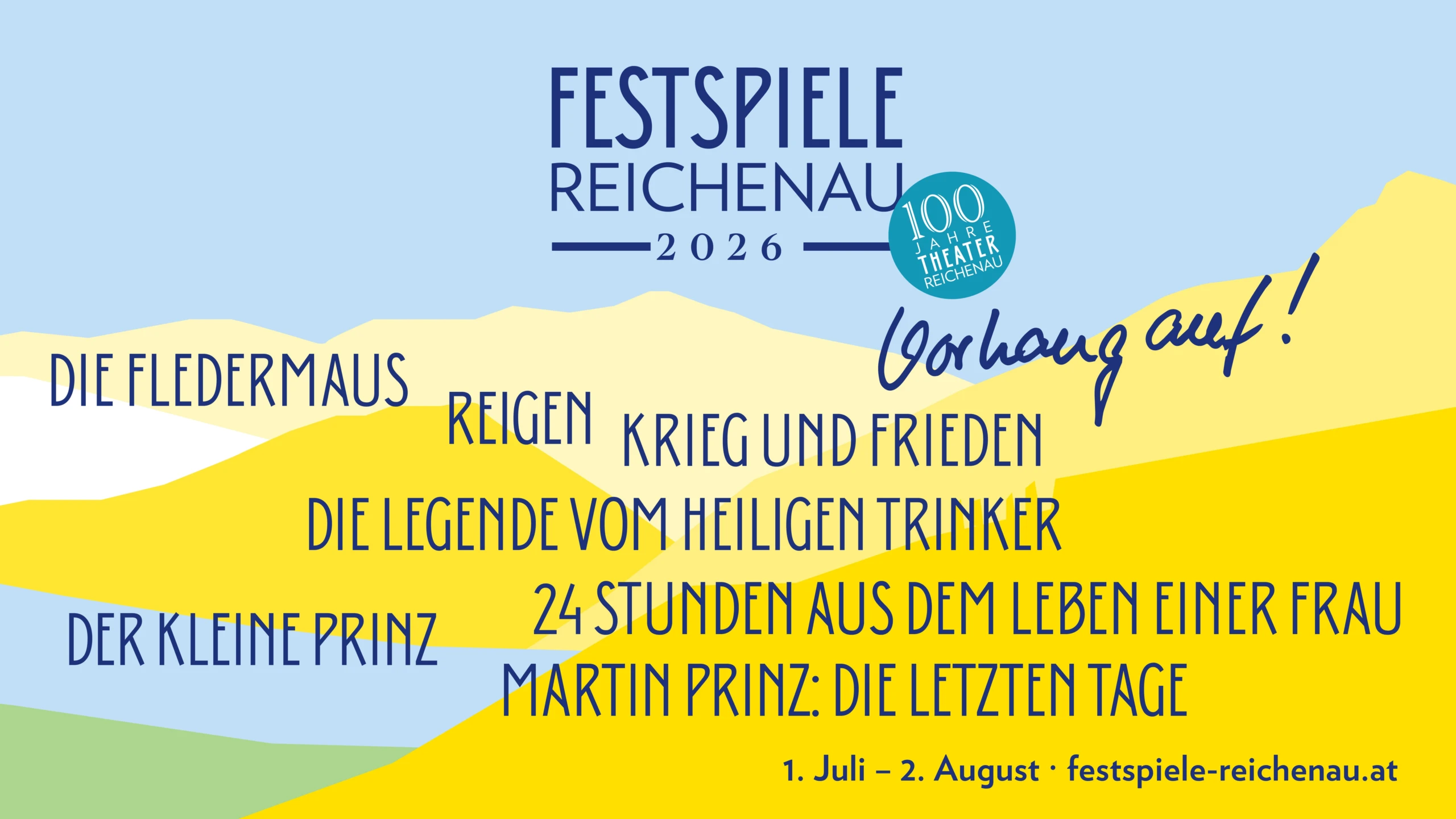 Türen auf! Herzen auf! Vorhang auf! Am 1. Juli sind die Festspiele Reichenau fulminant in die Jubiläumssaison gestartet