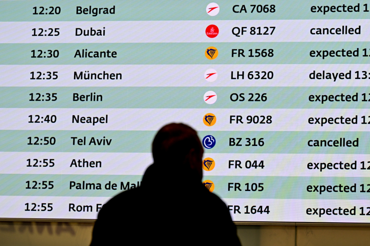 Der Wiener Flughafen bekam die Krise im Nahen Osten zu spüren