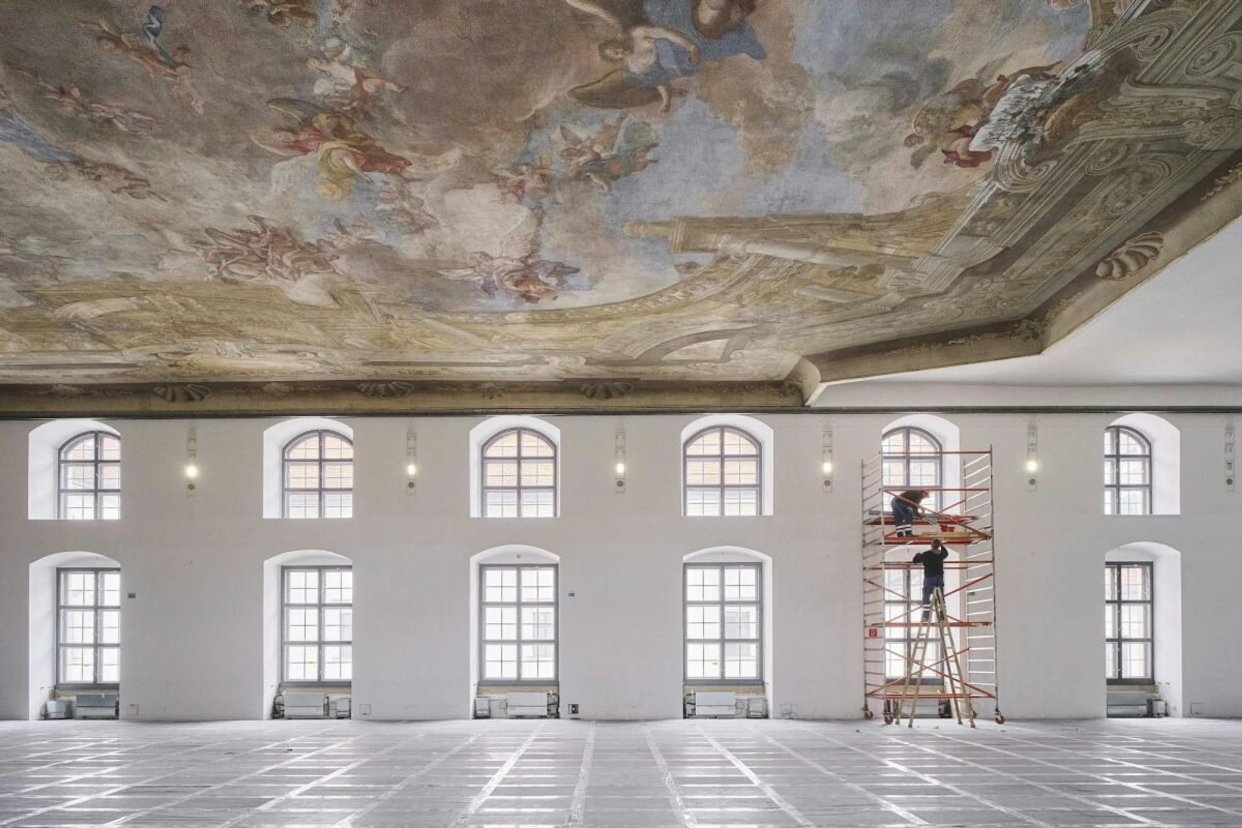 Der Jesuitensaal wurde im Zuge der Arbeiten restauriert