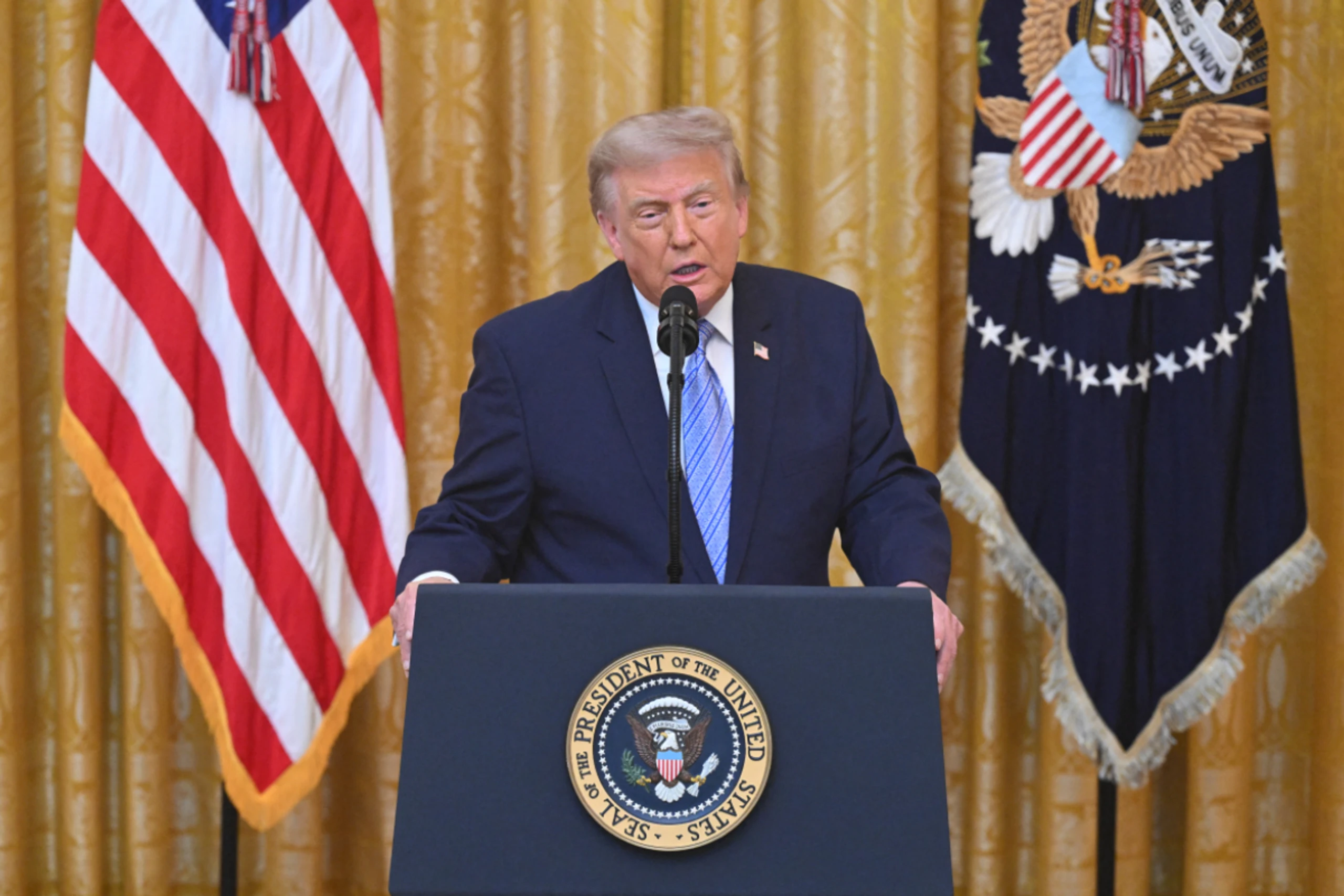 Trump hielt eine Rede an die Nation