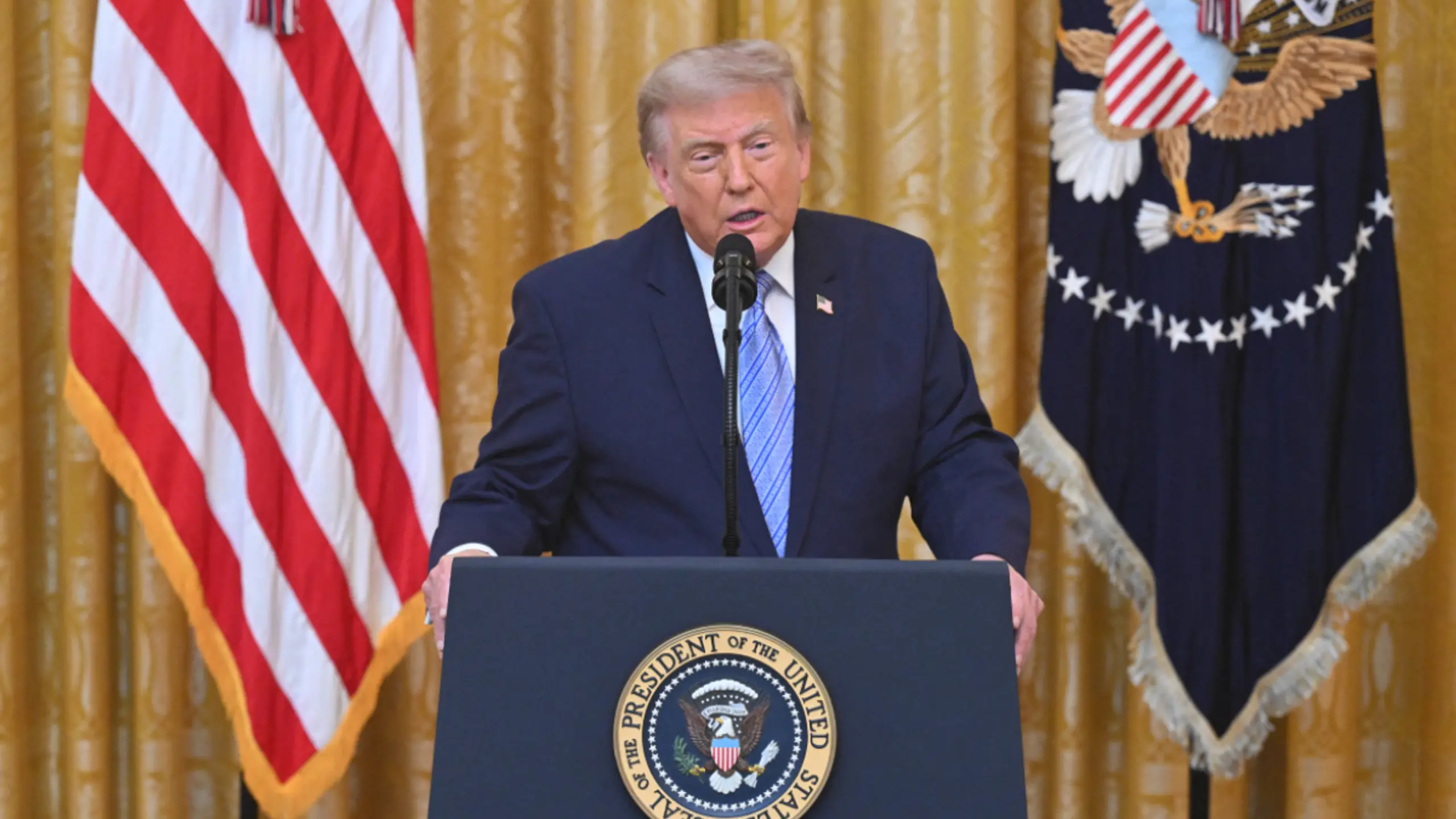 © APA/APA/AFP/POOL/SAUL LOEB Trump hielt eine Rede an die Nation