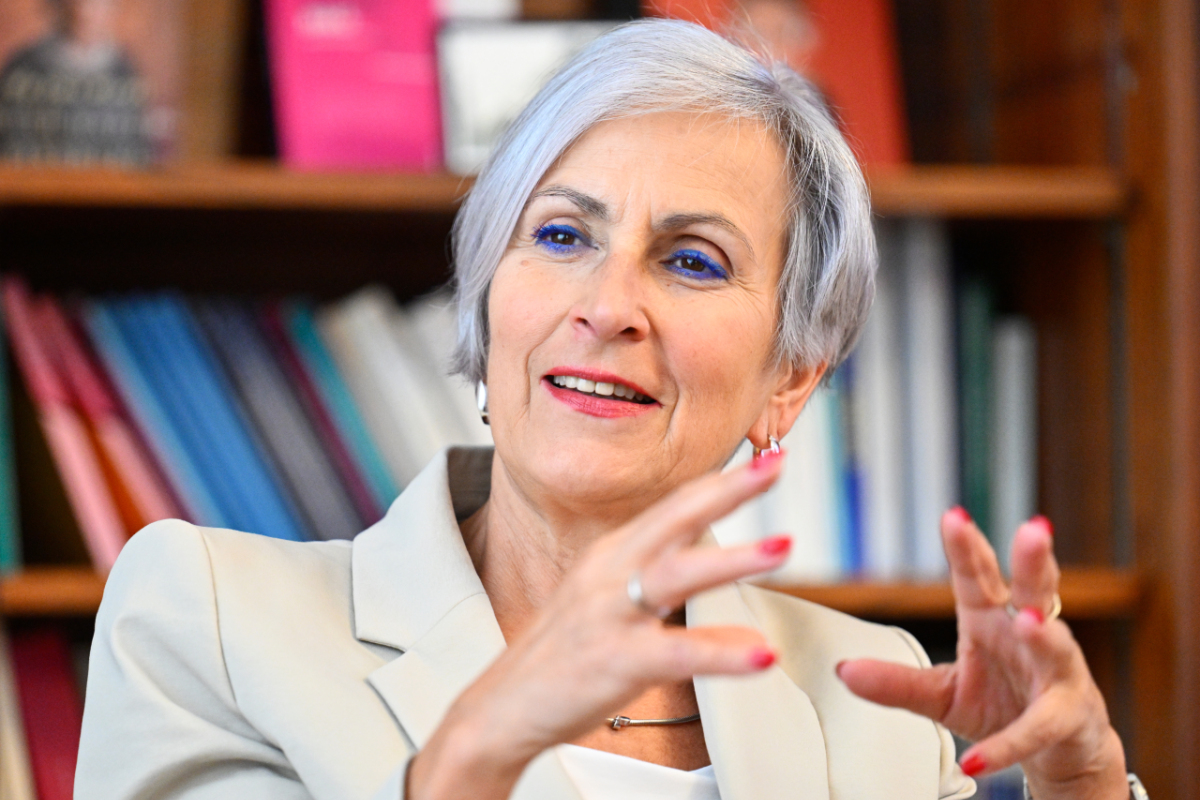 Justizministerin Anna Sporrer (SPÖ) im Interview mit der APA