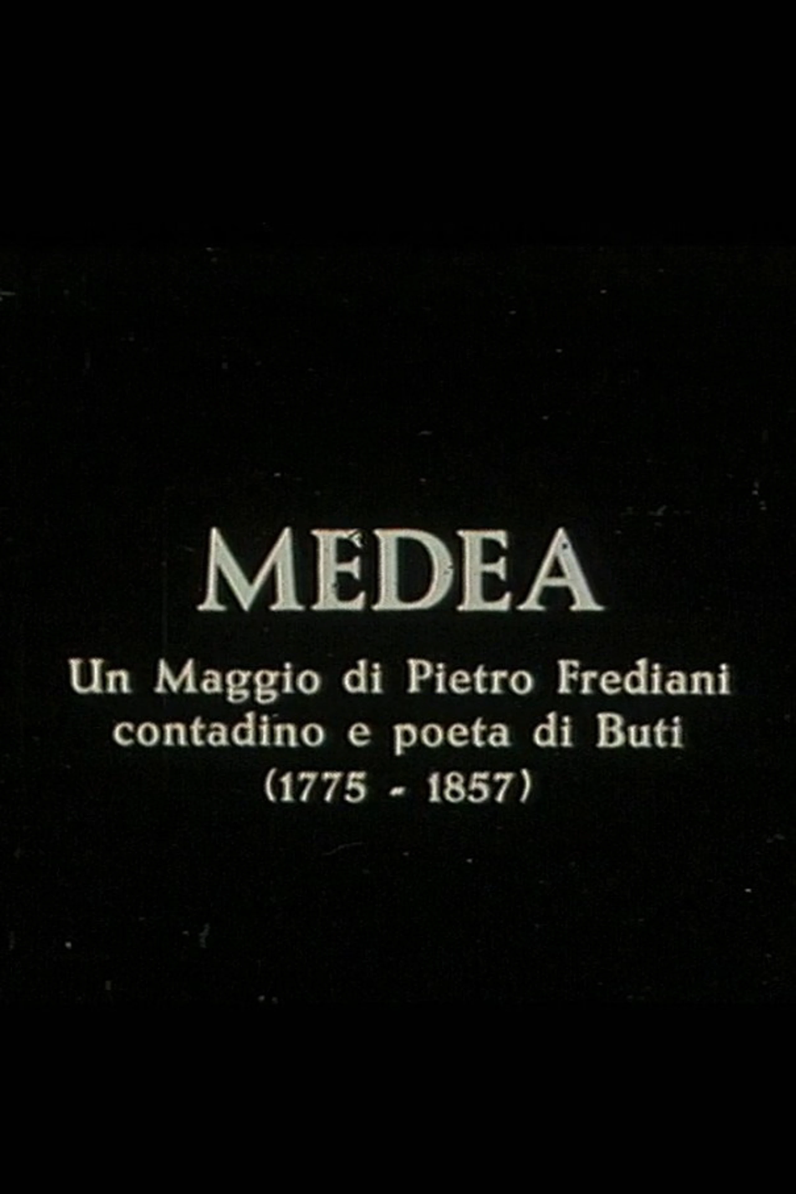 Medea, un maggio di Pietro Frediani