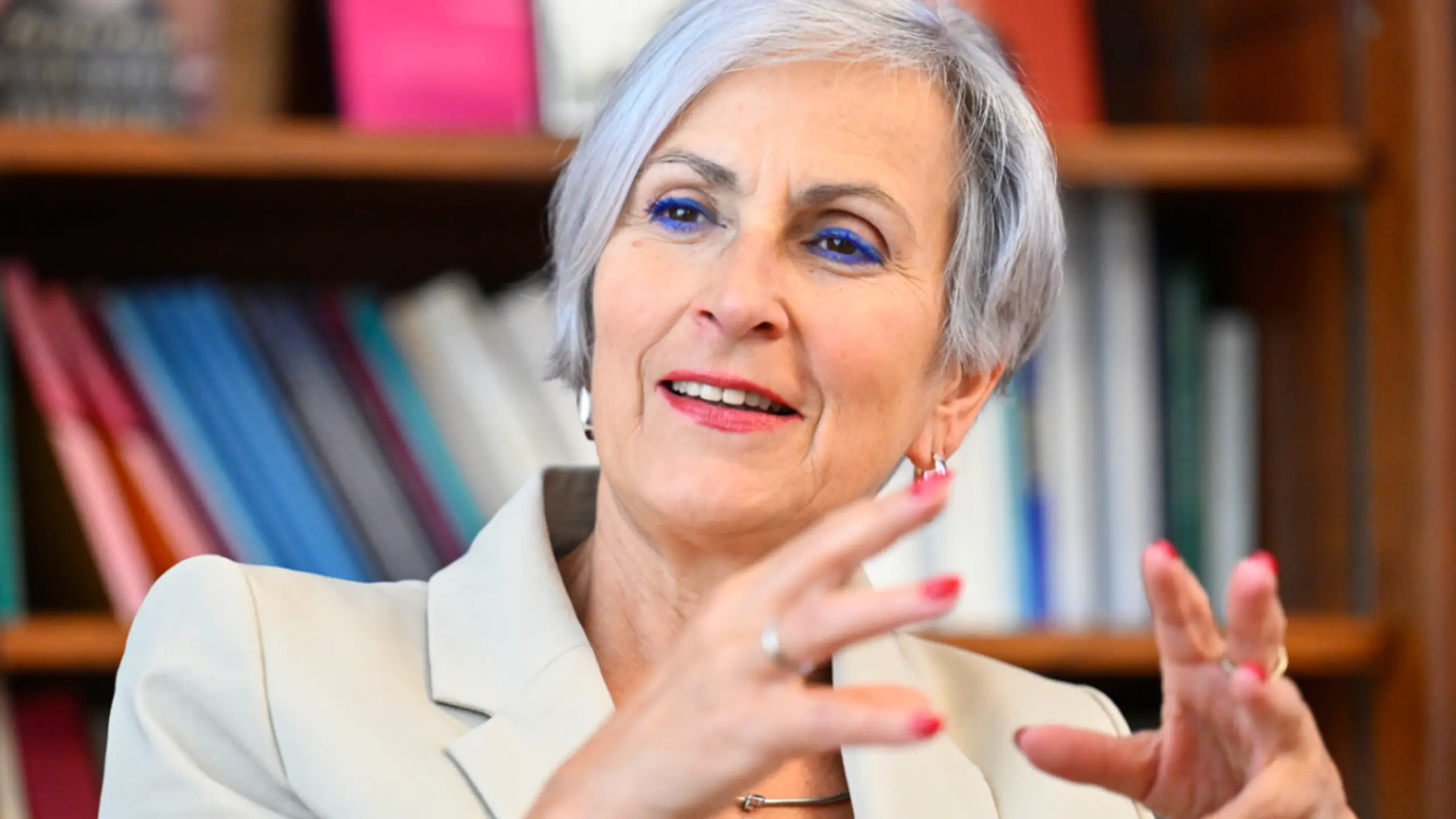 © APA/APA/HANS KLAUS TECHT/HANS KLAUS TECHT Justizministerin Sporrer im APA-Interview Ende Juli