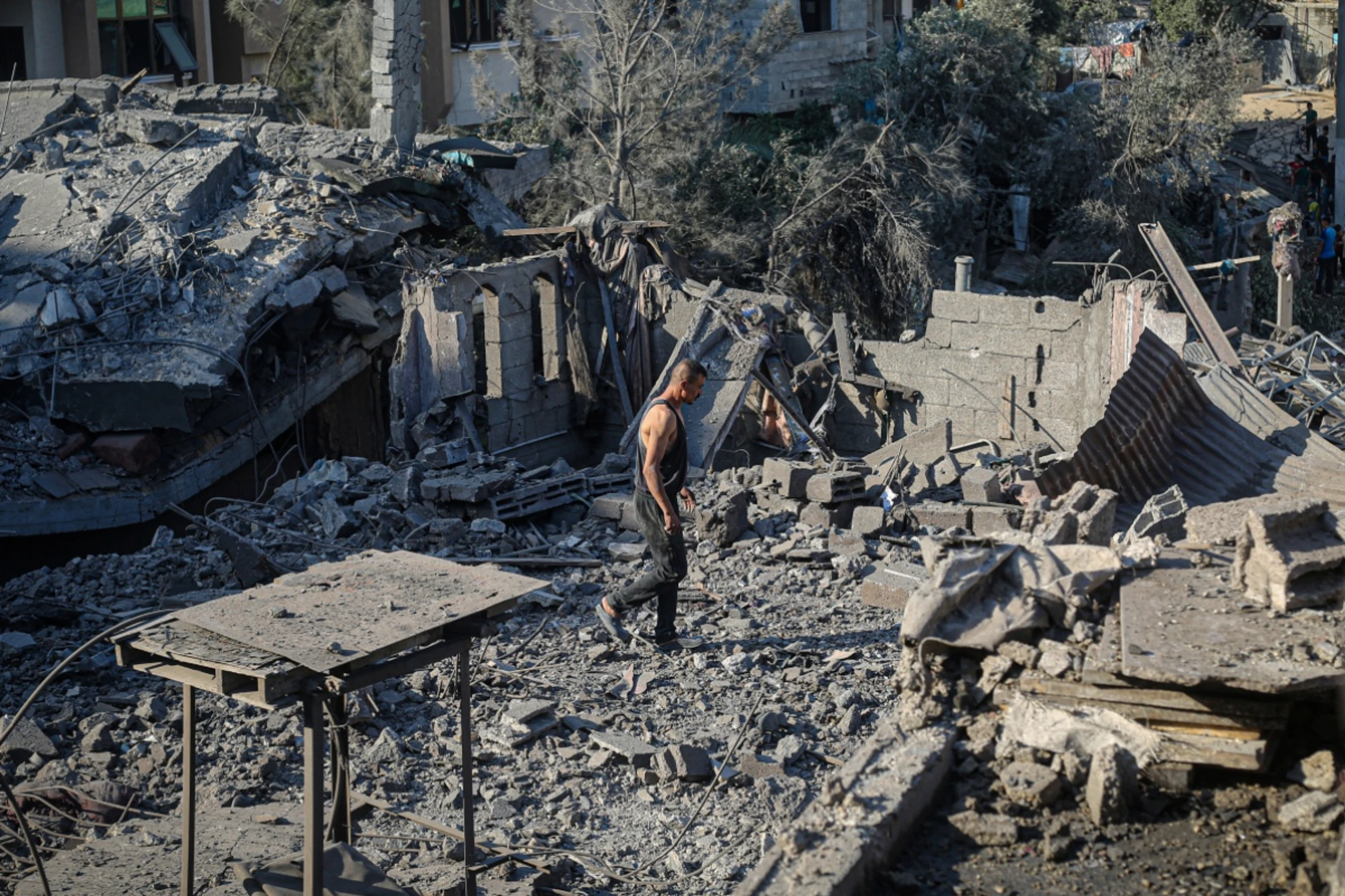 Zerstörung in Deir al-Balah