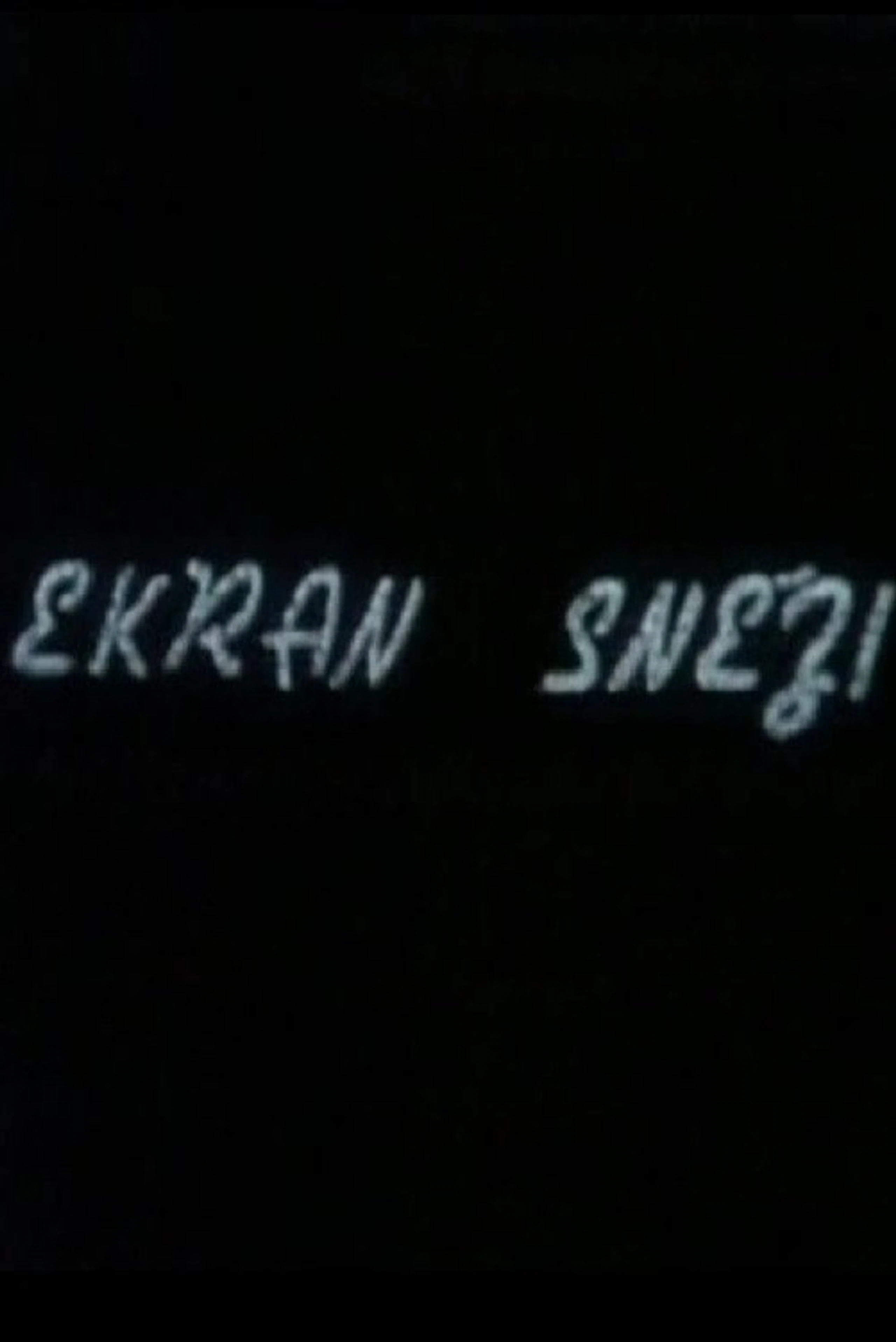 Ekran sneži