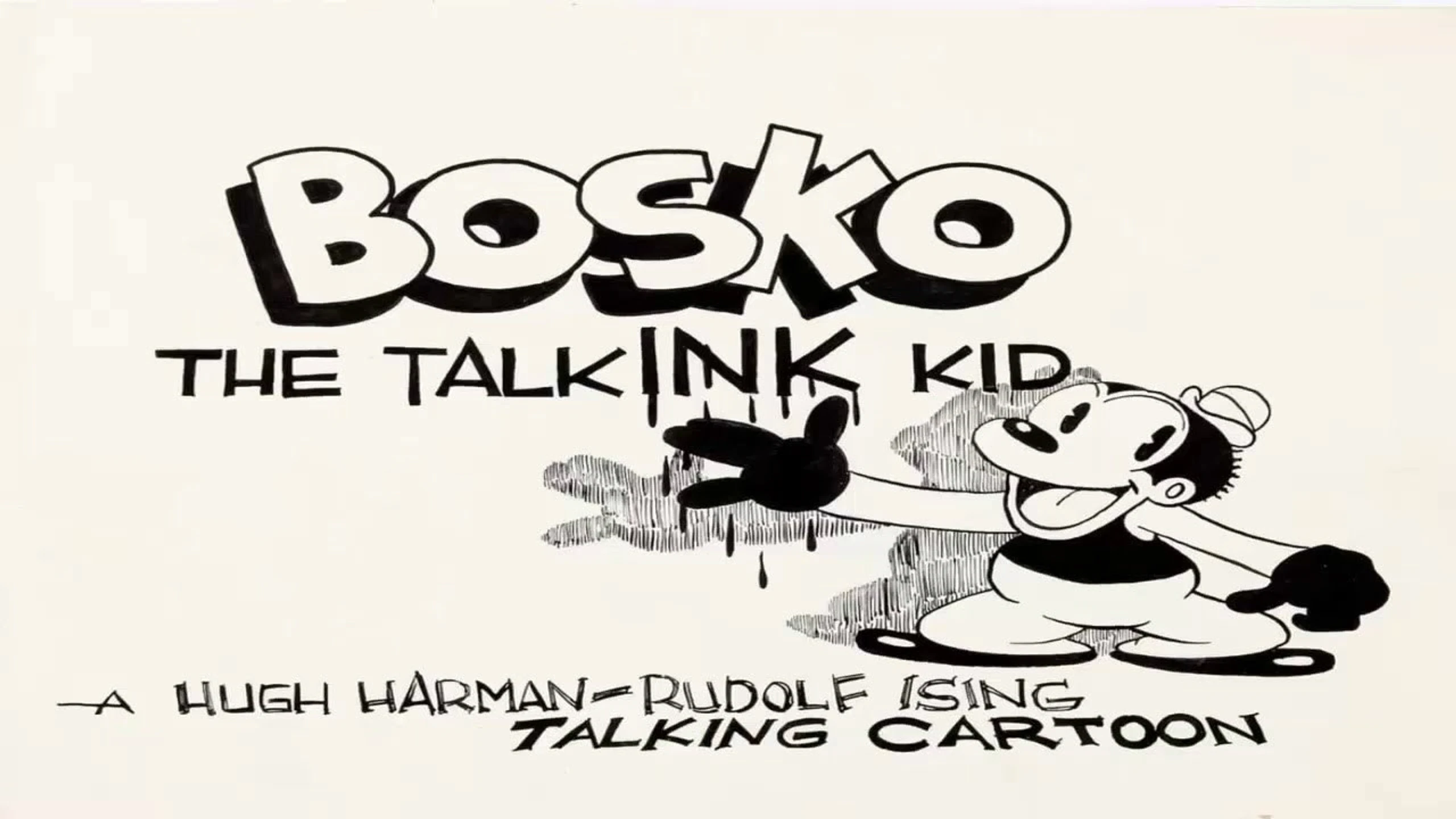Bosko, the Talk-Ink Kid