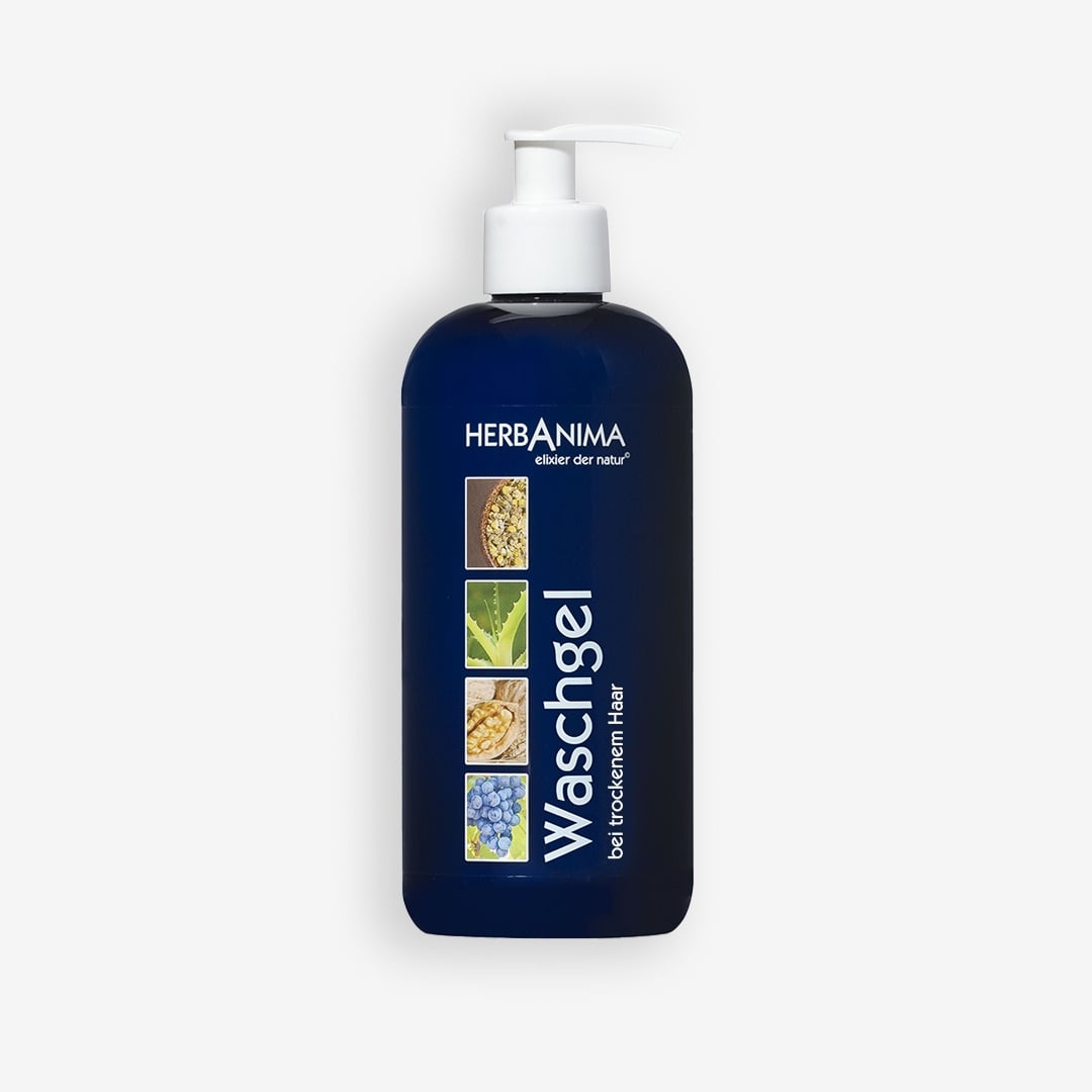 Waschgel bei trockenem Haar - 500ml