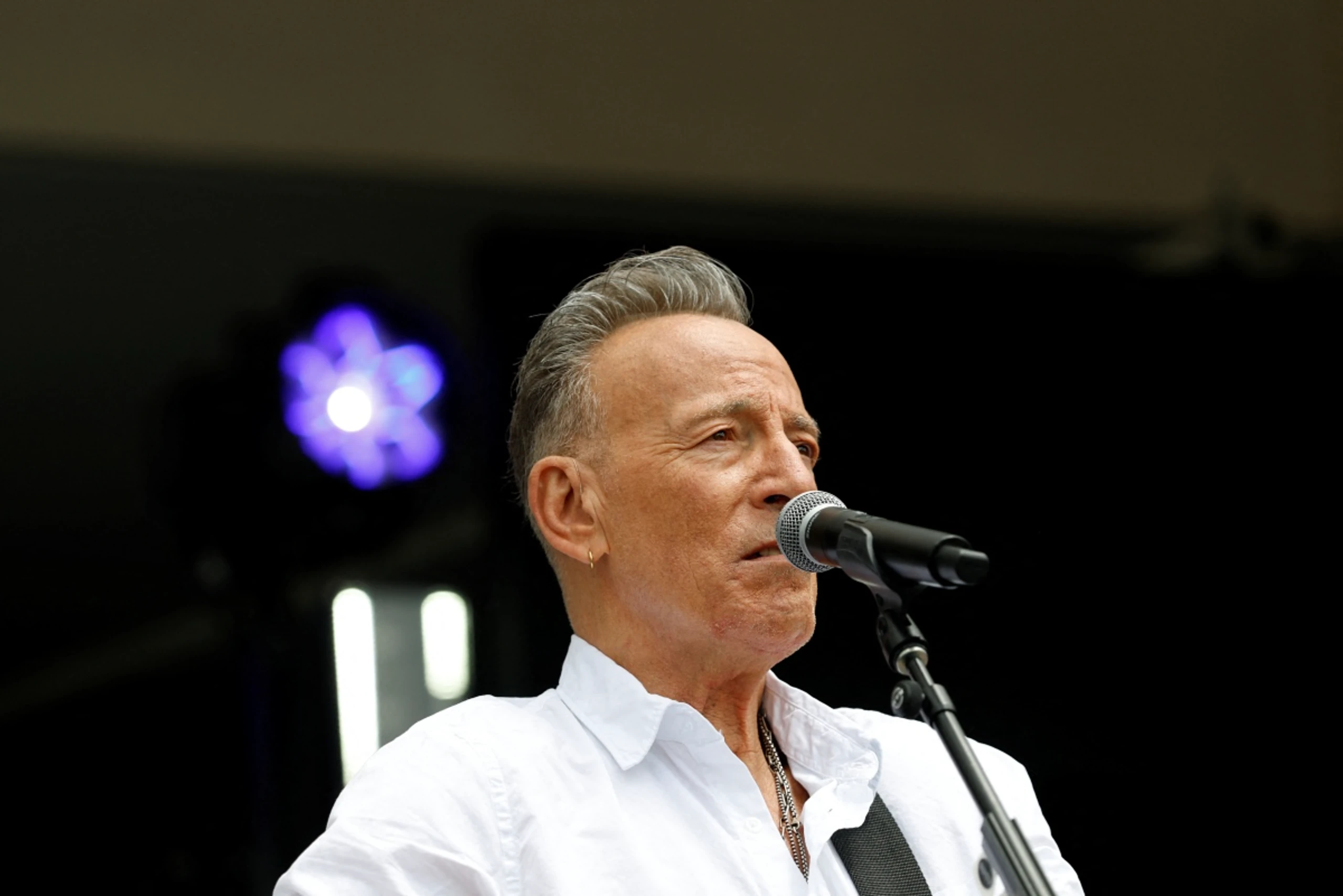 Bruce Springsteen bei einem Auftritt im Juni
