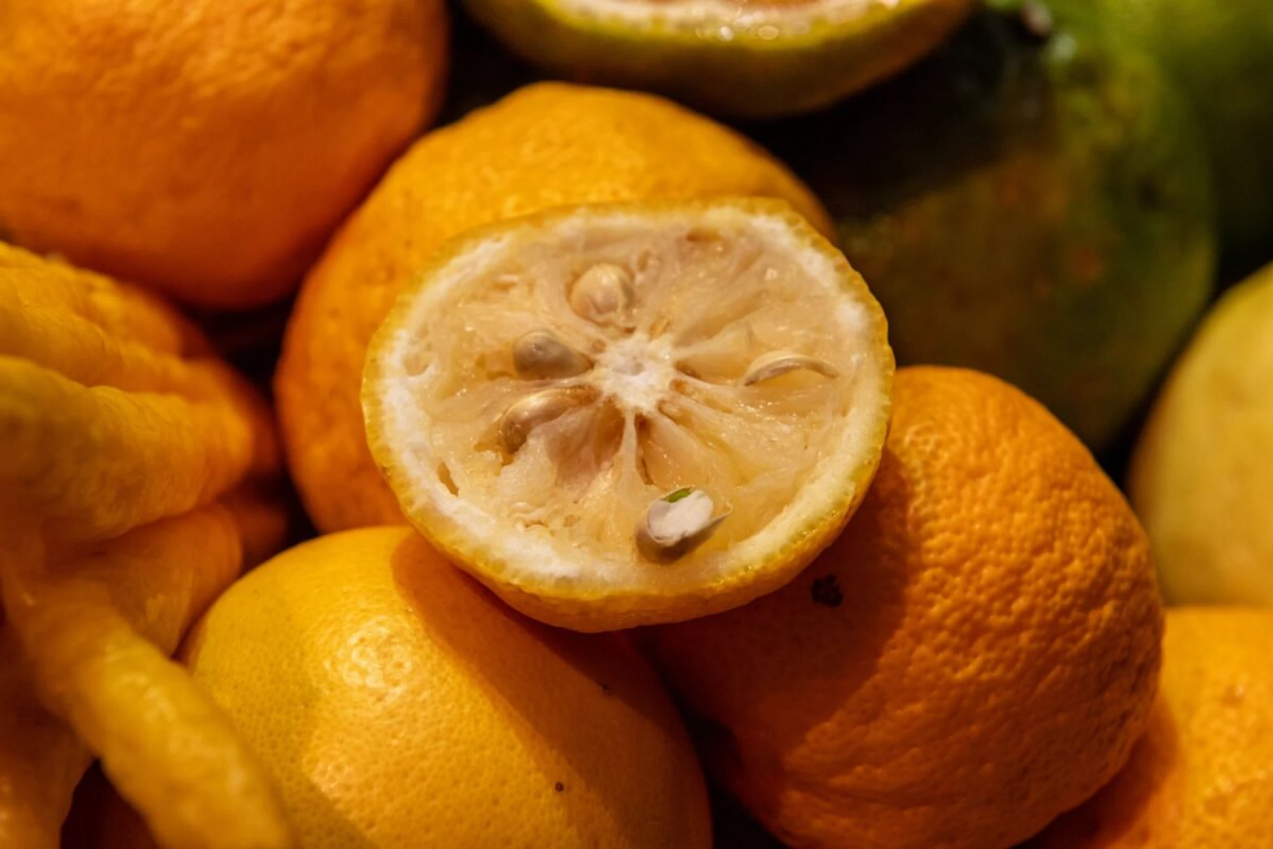 Yuzu bringt kräftiges Zitrusaroma ins Essen