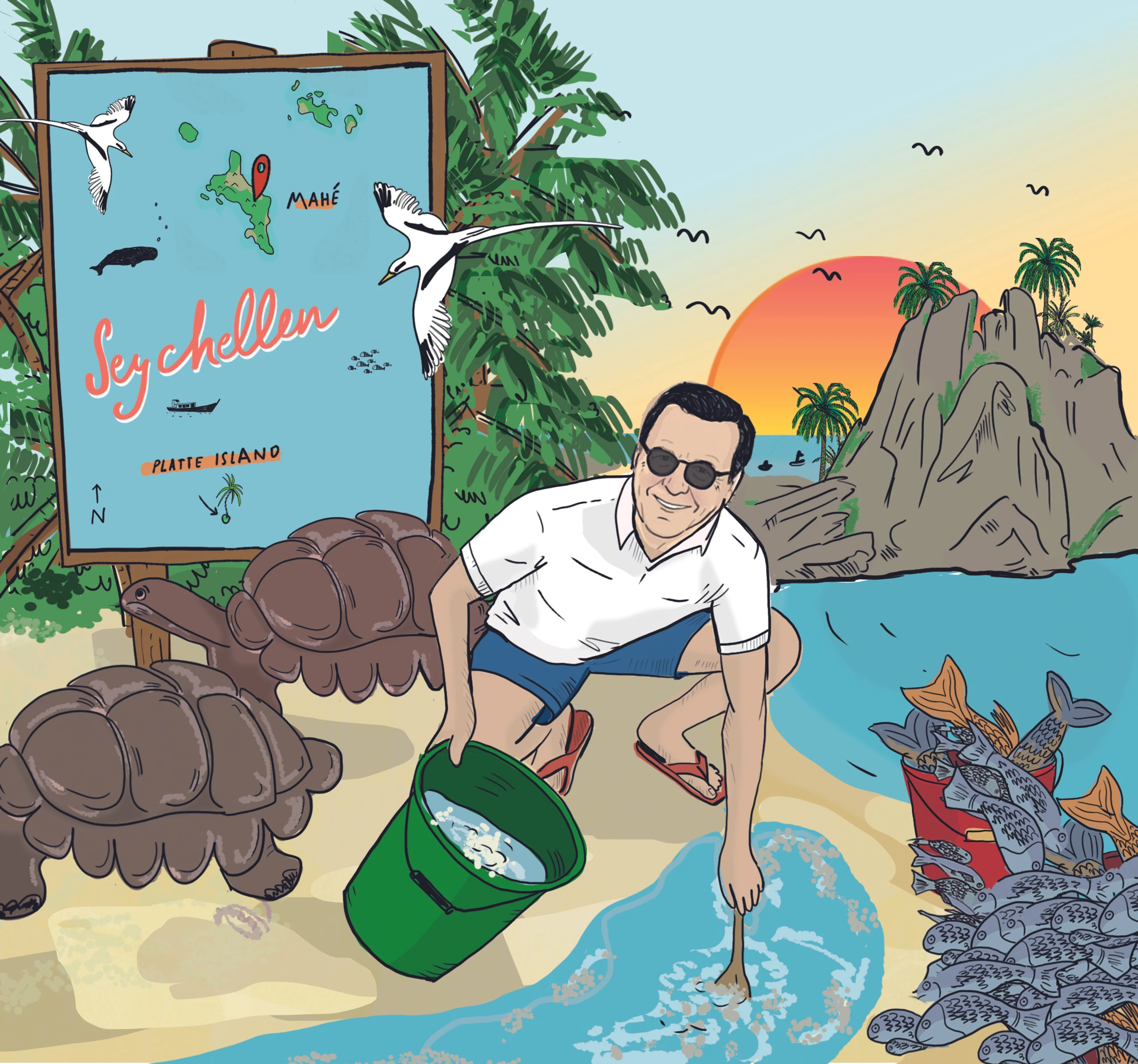 The Hans auf den Seychellen: Sonne, Meer und etwas Salz