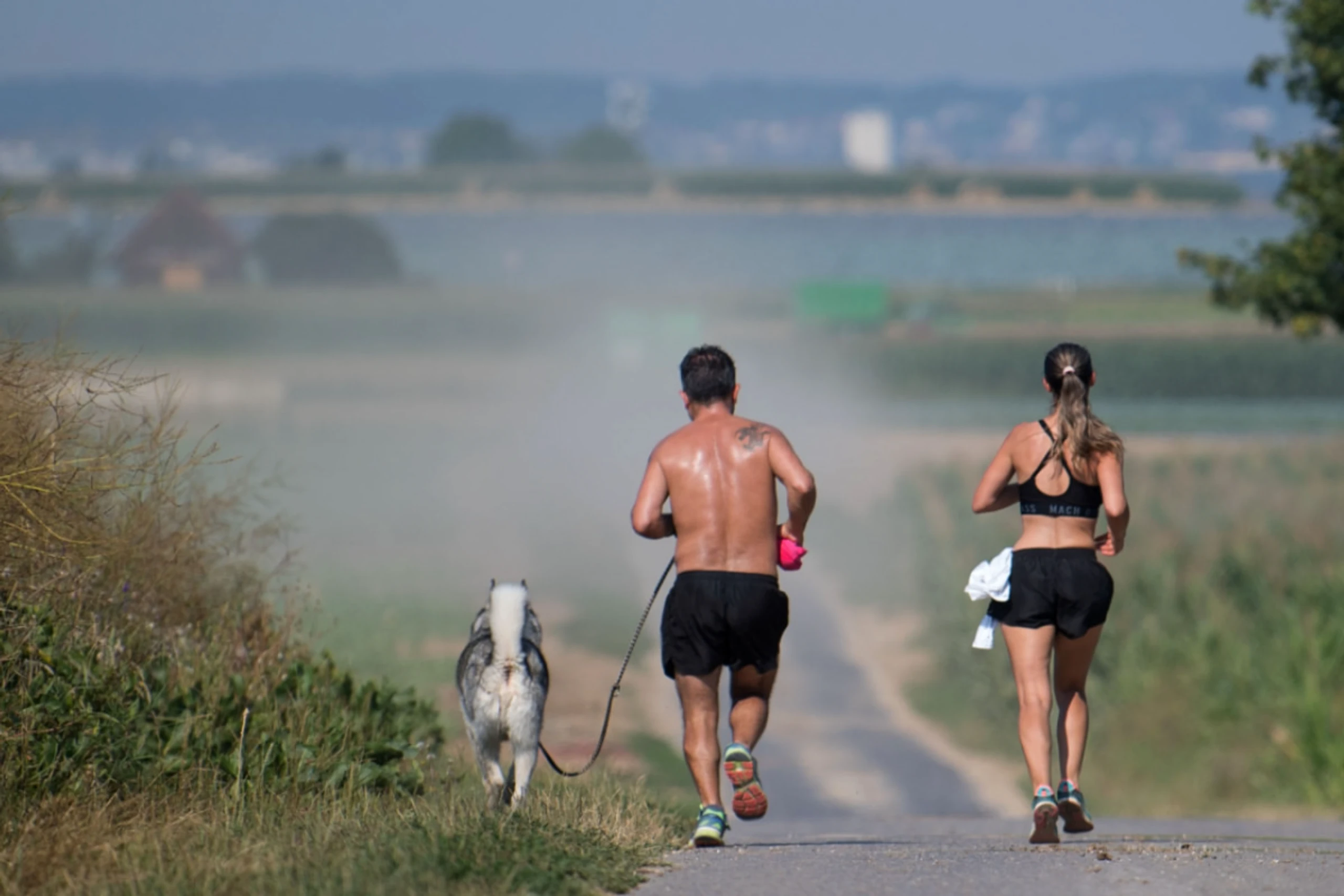 Viele Hobbysportler halten sich gerne an der frischen Luft fit