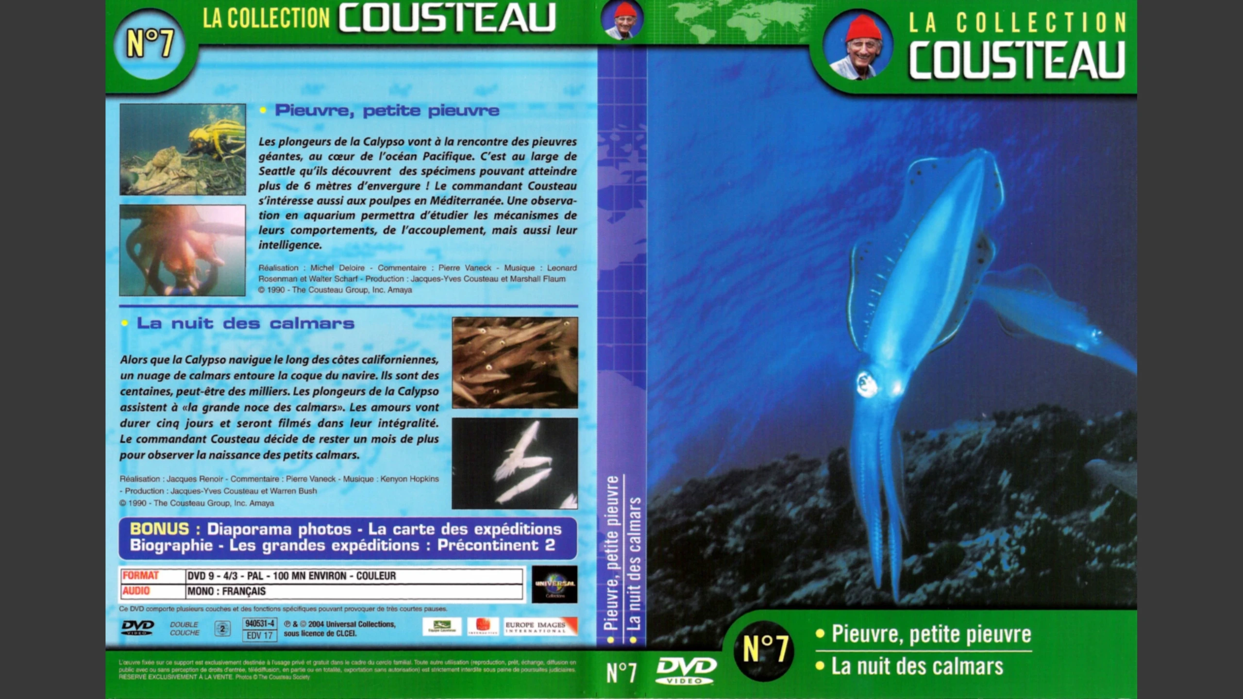 La collection Cousteau N°7-1 - Pieuvre, petite pieuvre
