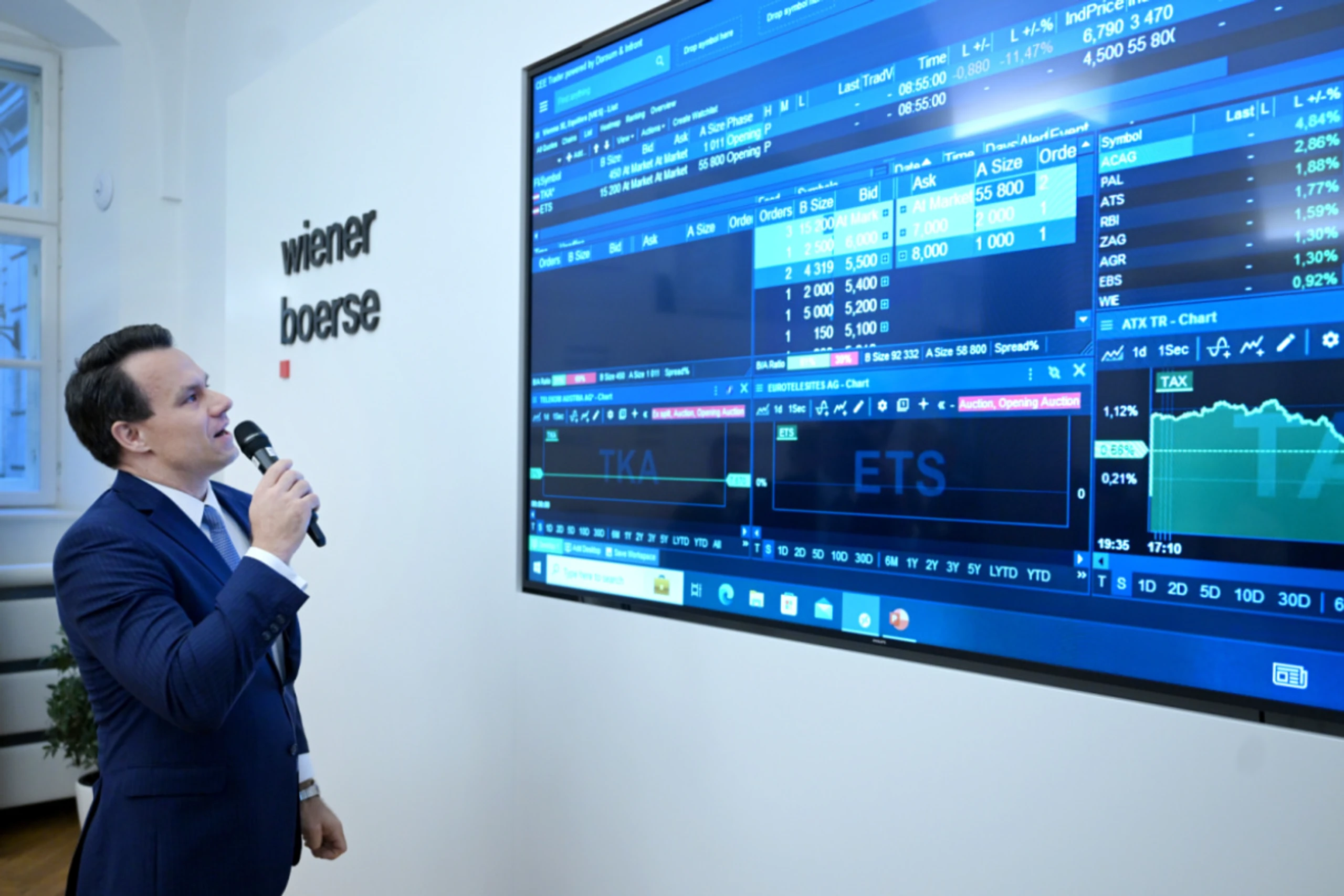 Wiener Börse etwas leichter im Frühhandel - ATX minus 0,15 %