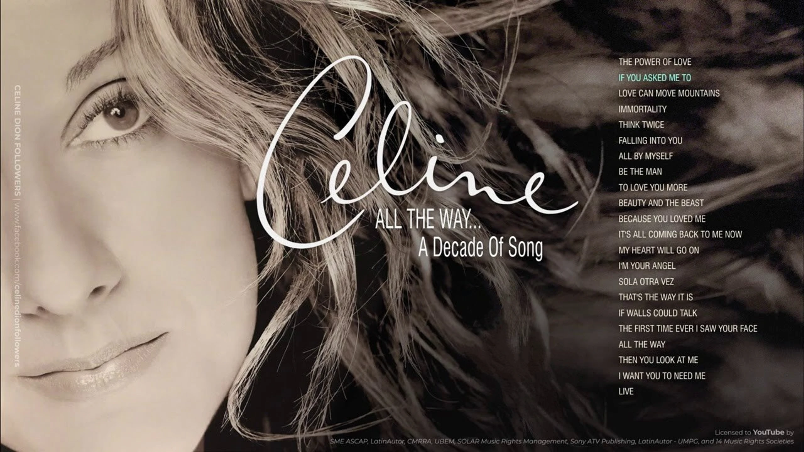 All the Way... A Decade of Song and Video