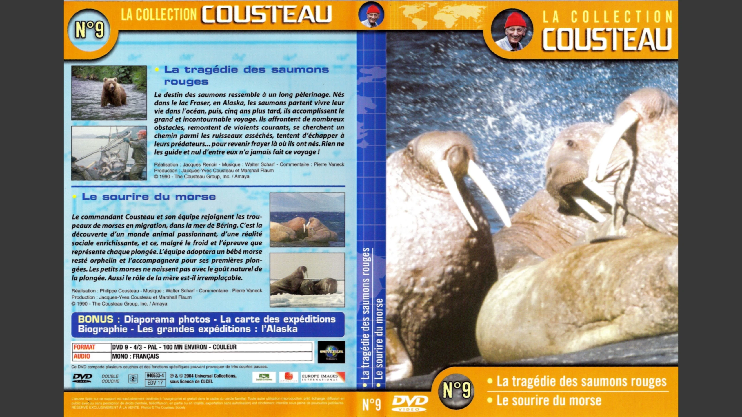La collection Cousteau N°9-2 - Le sourire du Morse