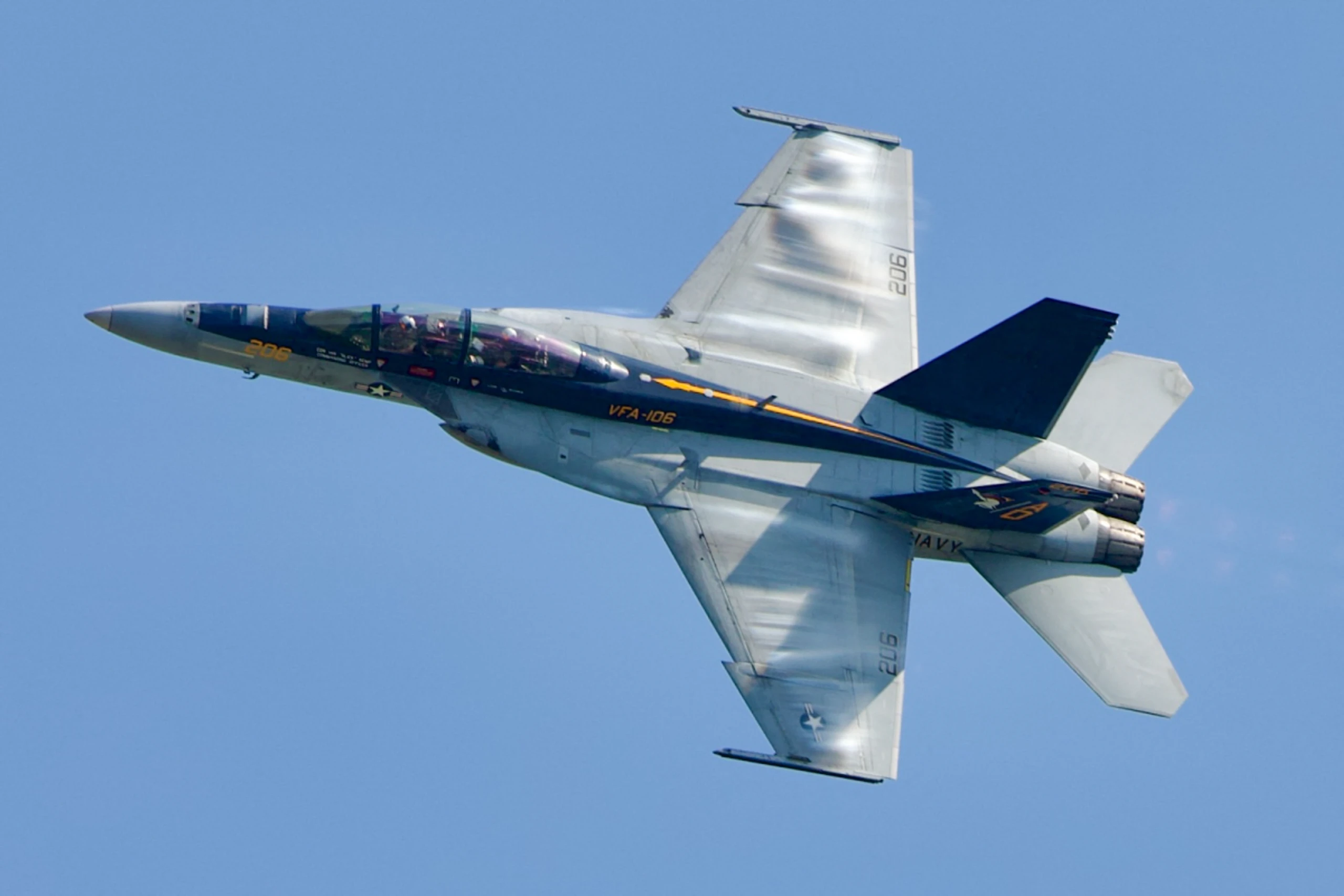 Ein F-18-Kampfjet kam zum Einsatz