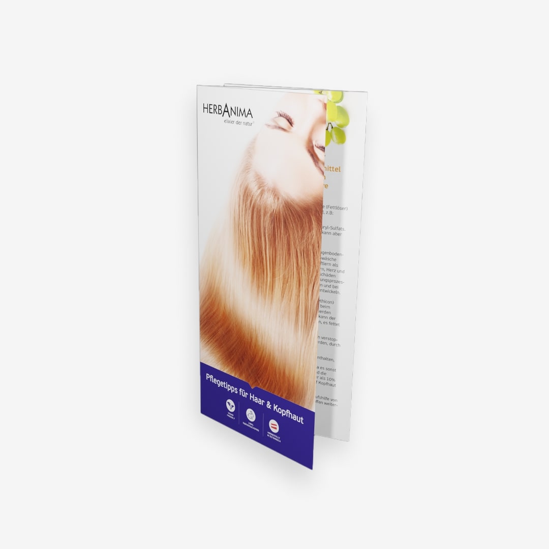 Folder - Pflegetipps für Haar & Kopfhaut  10 Stk.
