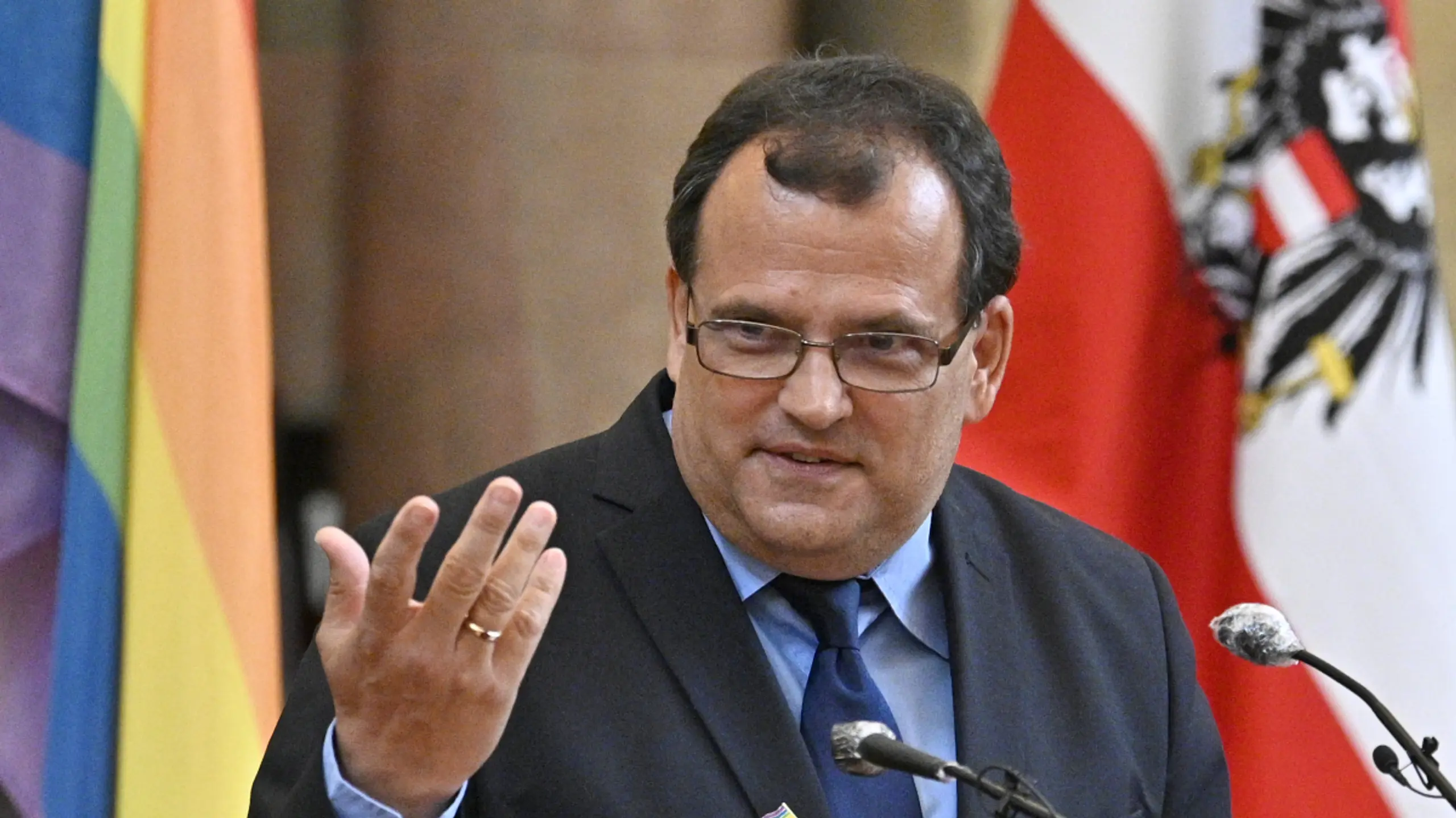 © APA/APA/HANS PUNZ/HANS PUNZ Forsthuber ortet "Verbrechen gegenüber Institutionen des Rechtsstaats"