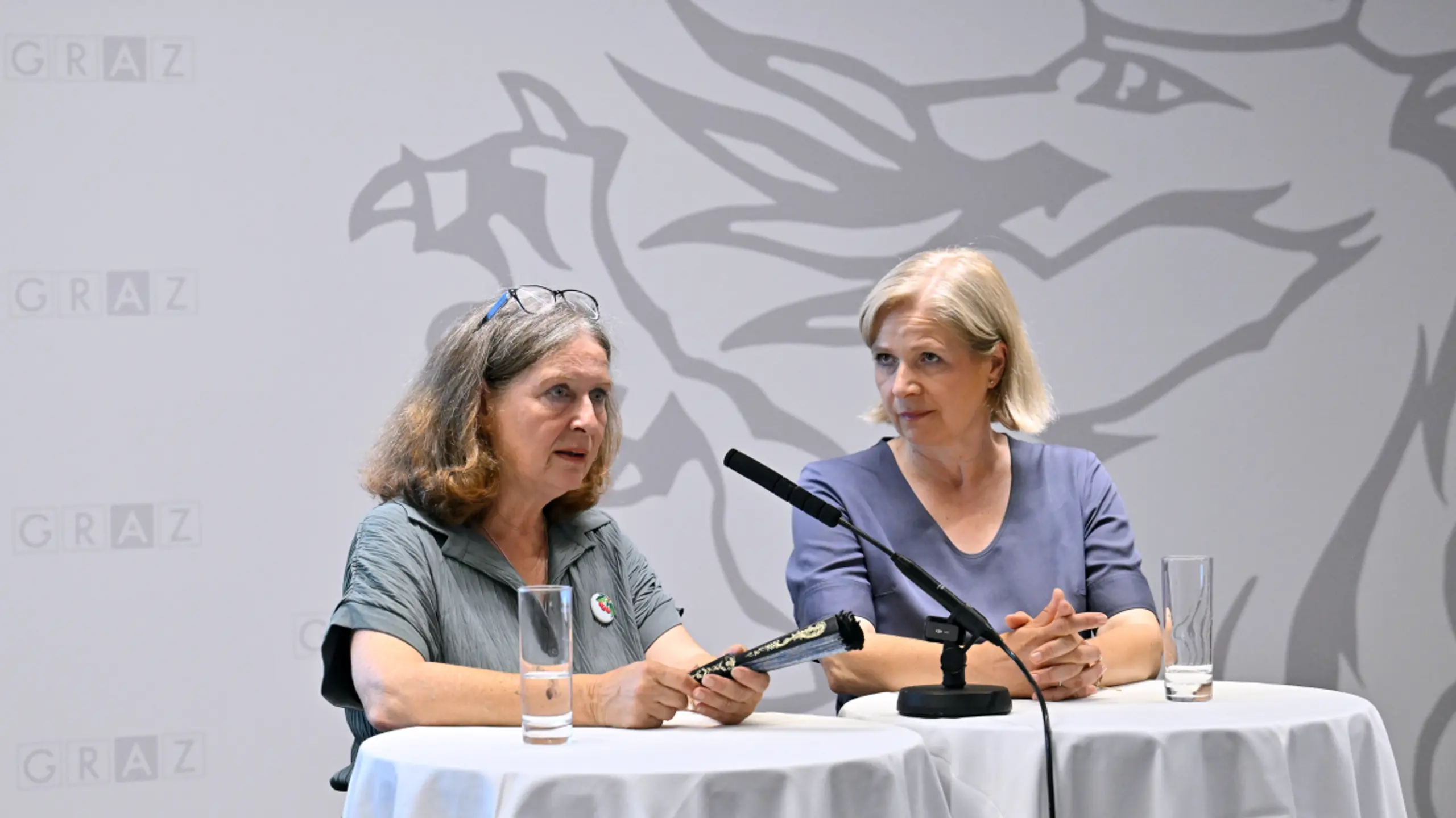 © HANS KLAUS TECHT, Apa Elke Kahr und Judith Schwentner haben sich auf eine Koalition geeingt