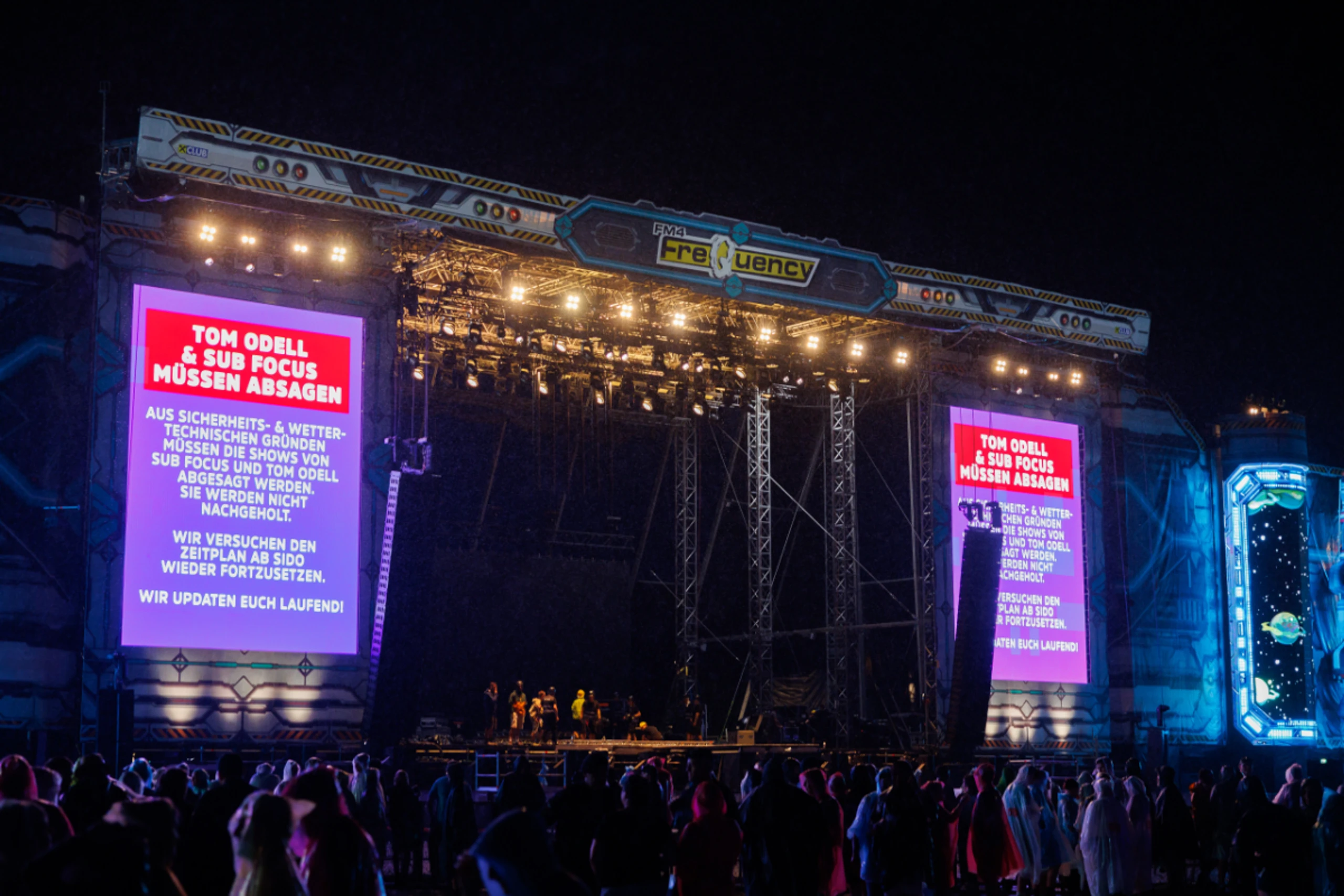 Mehrere Konzerte fielen am Freitag am Frequency-Festival aus