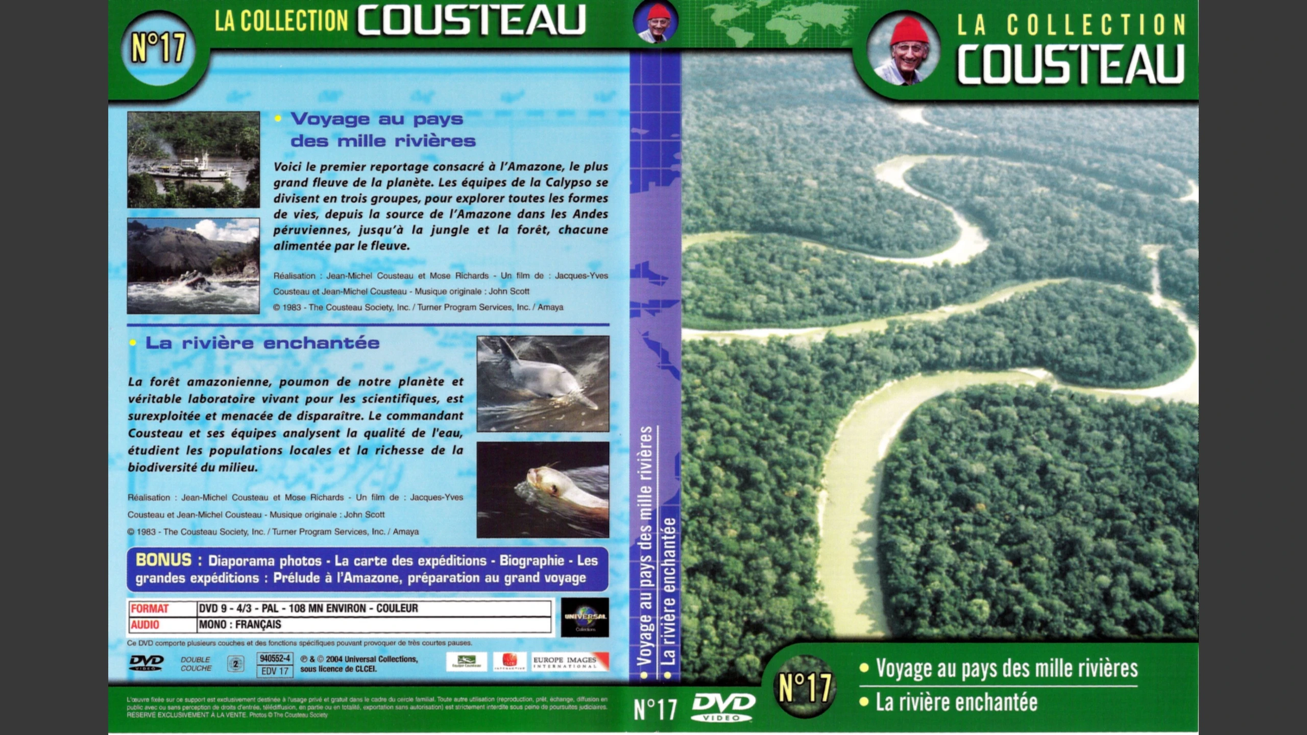 La collection Cousteau N°17-1 - Amazonie : au pays des milles rivières