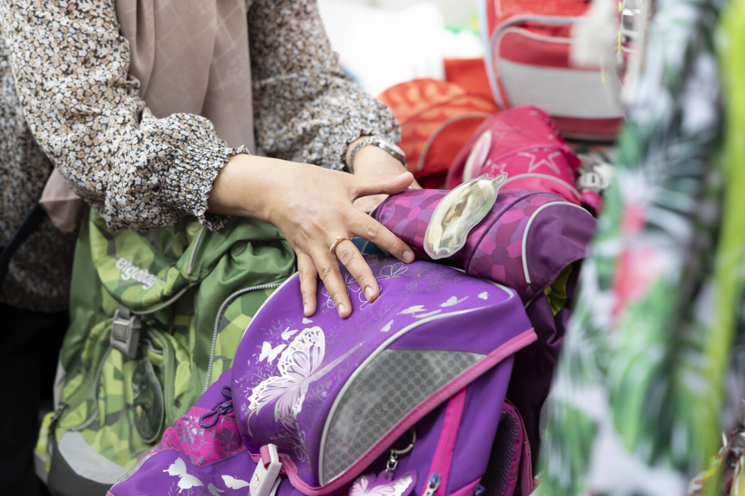 Bei der Schultasche wird laut Händlern nicht gespart