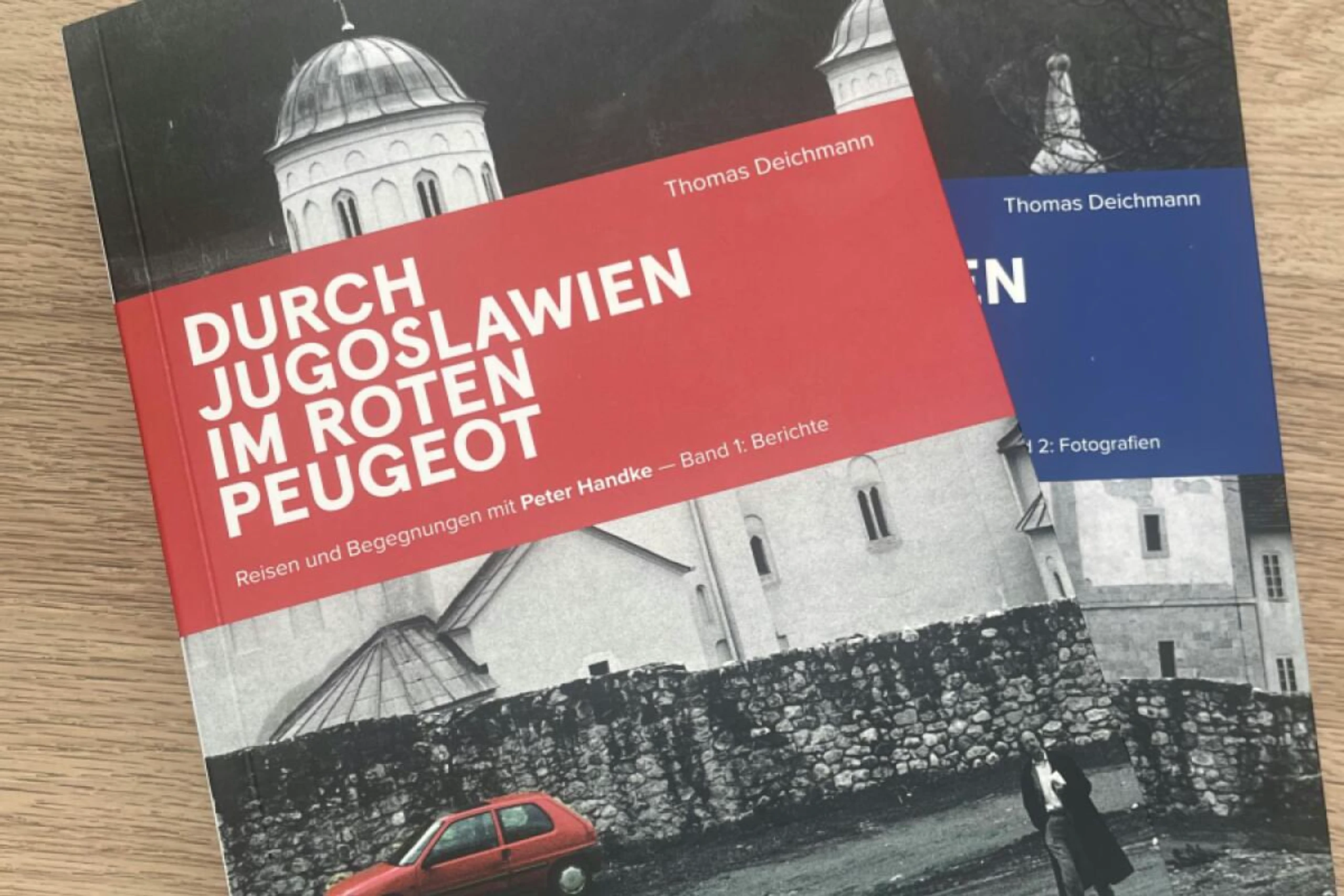 Zweibändige Dokumentation von Handkes Balkanreisen
