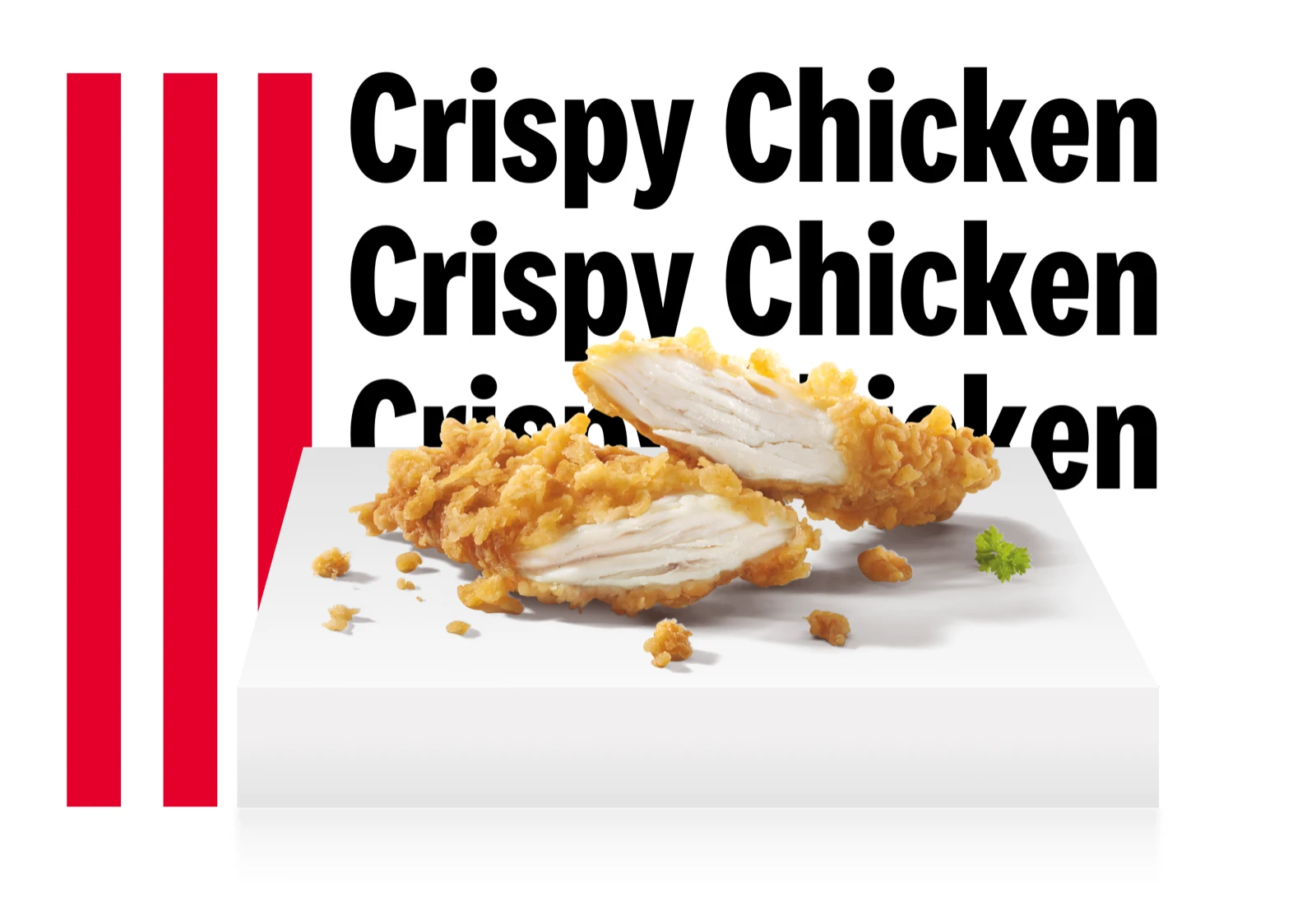 KFC Crispy Chicken — doppelt panierte Crispy Strips