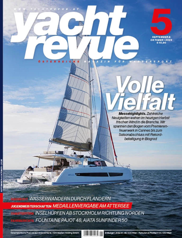 Yachtrevue Ausgabe – September & Oktober 2026